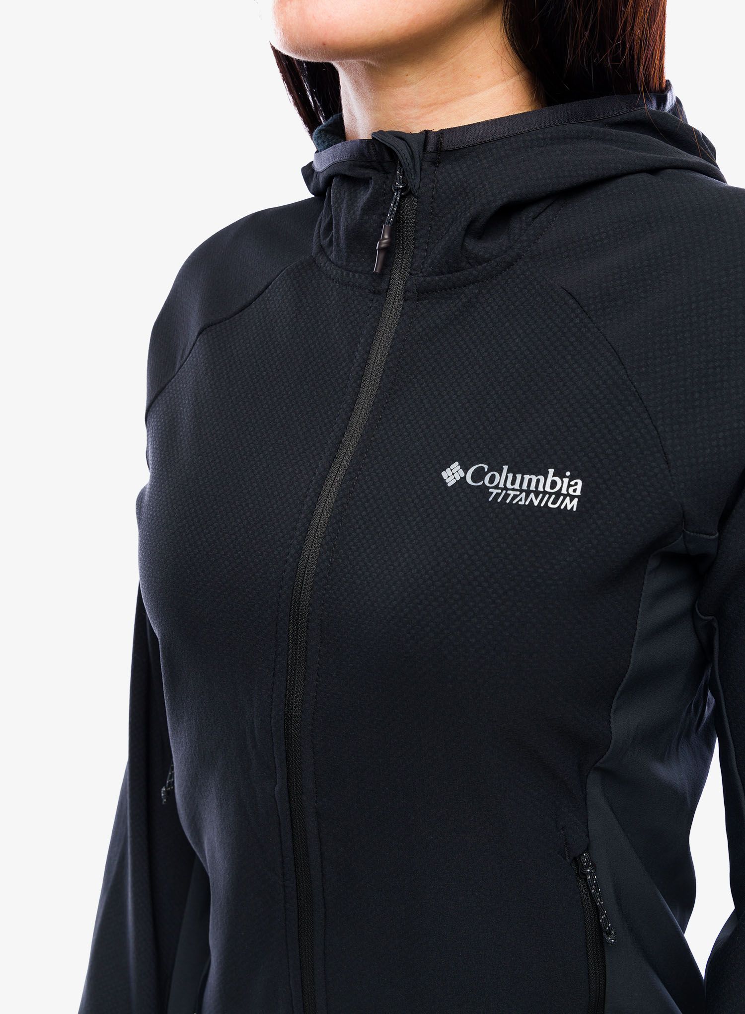 Dámská mikina na zip Columbia Spectre Ridge Full Zip Hooded Tech Fleece - black