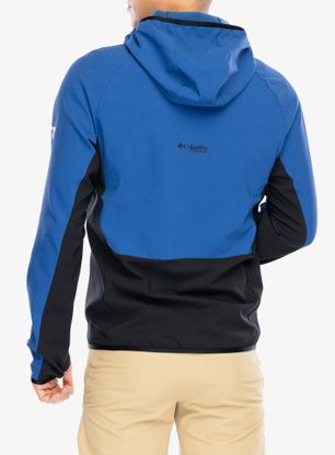 Mikina s kapucí Columbia Spectre Ridge Tech Fleece Hooded FZ II - mountain blue/black