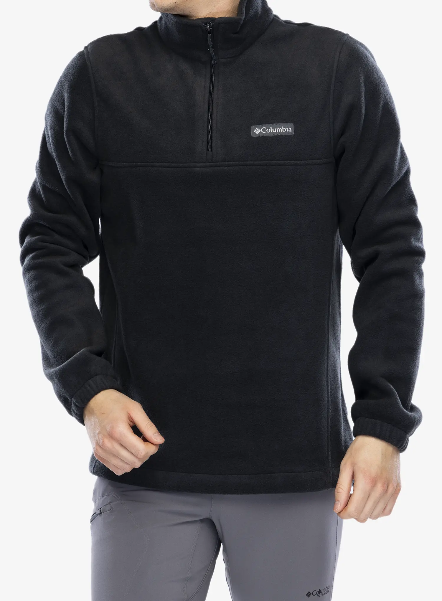 Fleecová mikina Columbia Steens Mountain Half Zip - black
