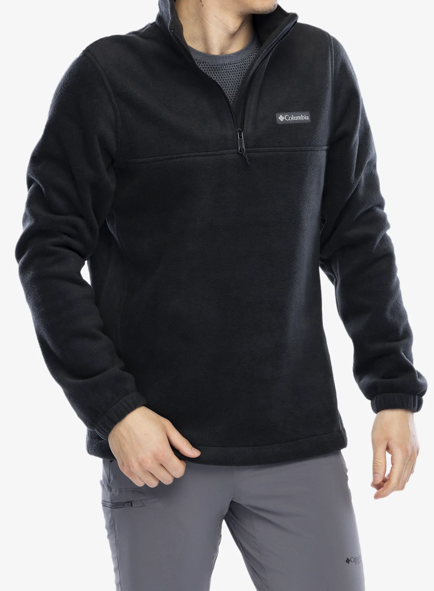 Fleecová mikina Columbia Steens Mountain Half Zip - black