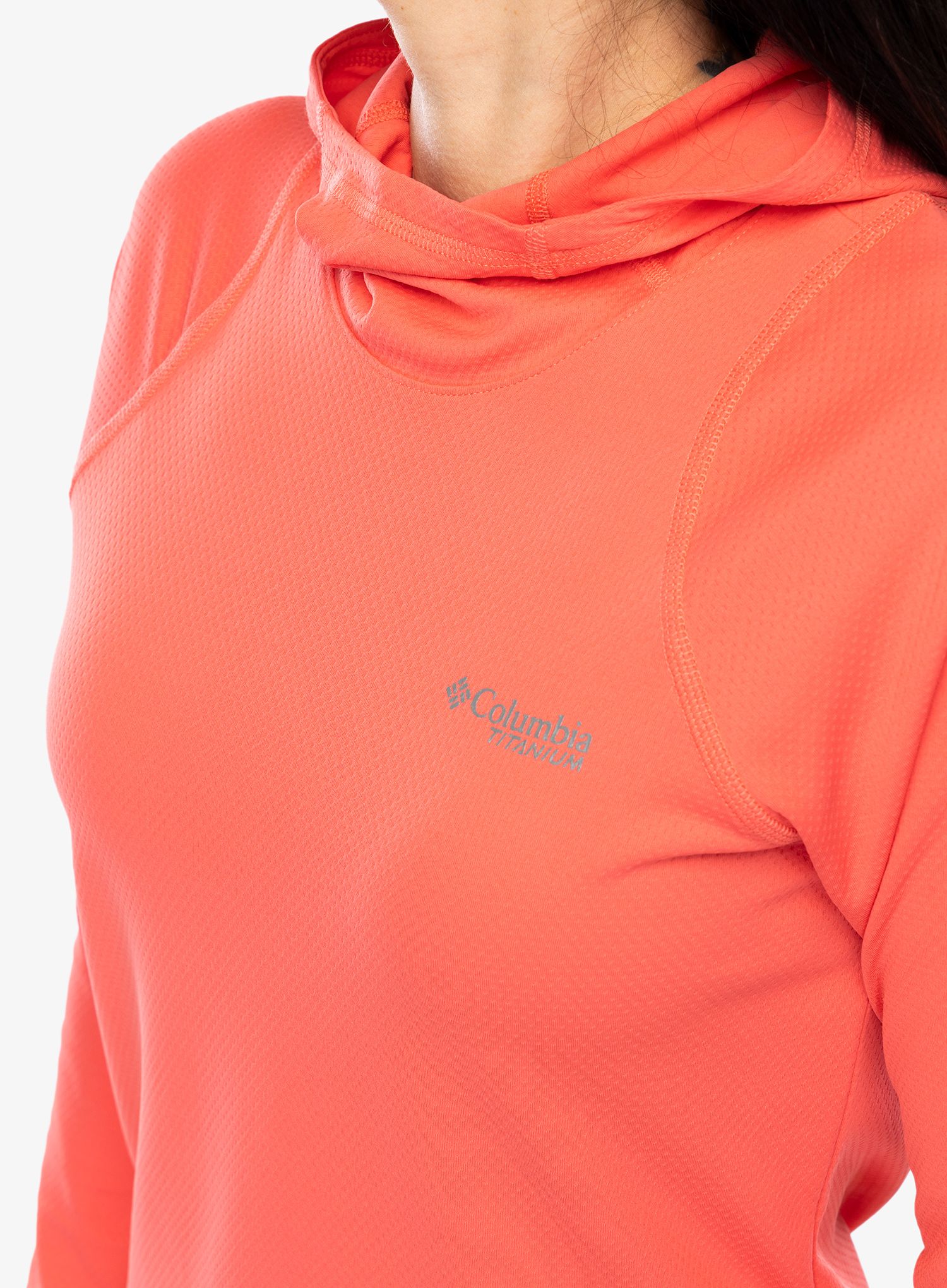 Dámská mikina s kapucí Columbia Summit Valley Hoodie - juicy