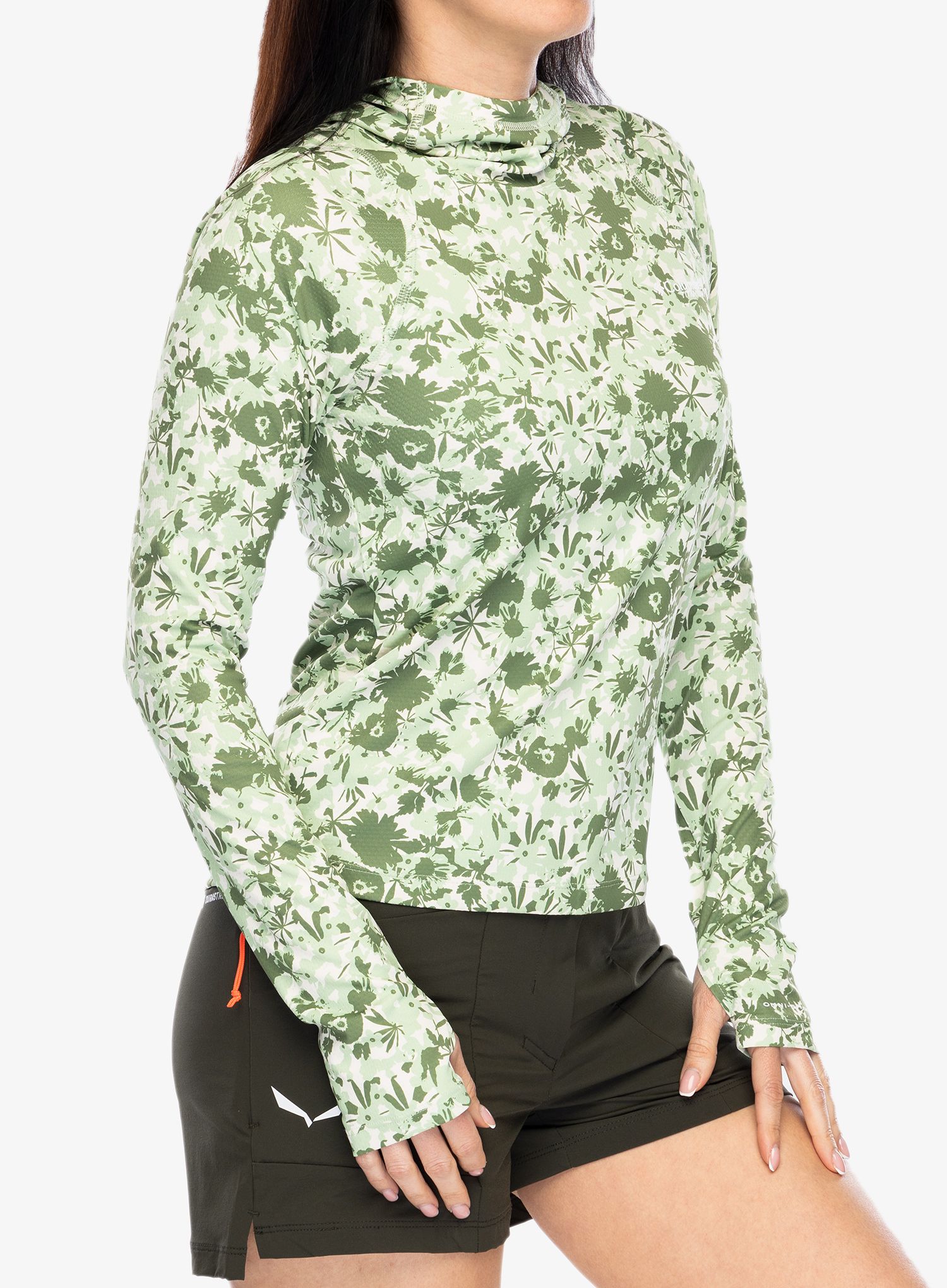 Dámská mikina s kapucí Columbia Summit Valley Hoodie - sage leaf popflorid