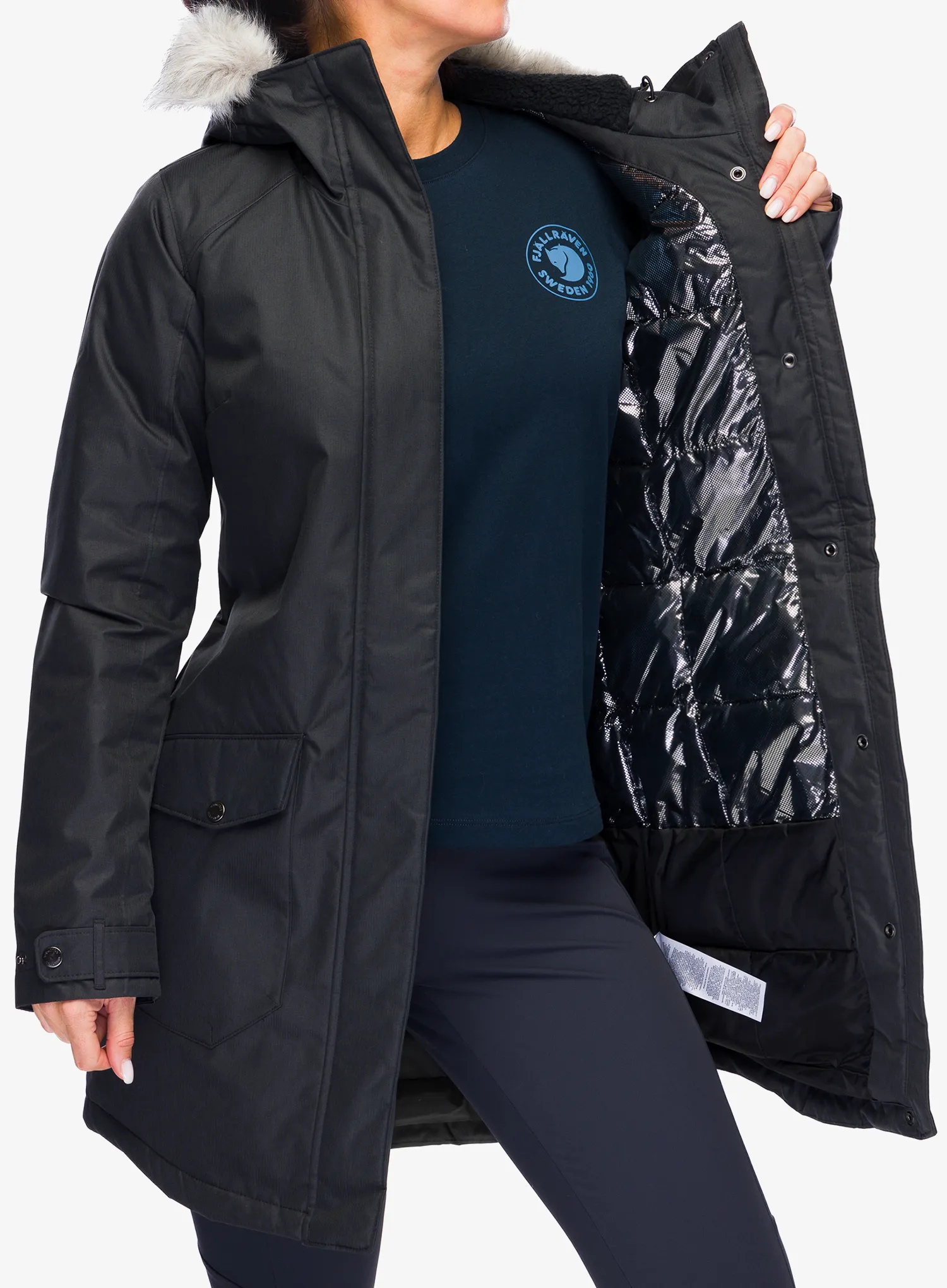 Dámský kabát Columbia Suttle Mountain Long Insulated Jacket - black
