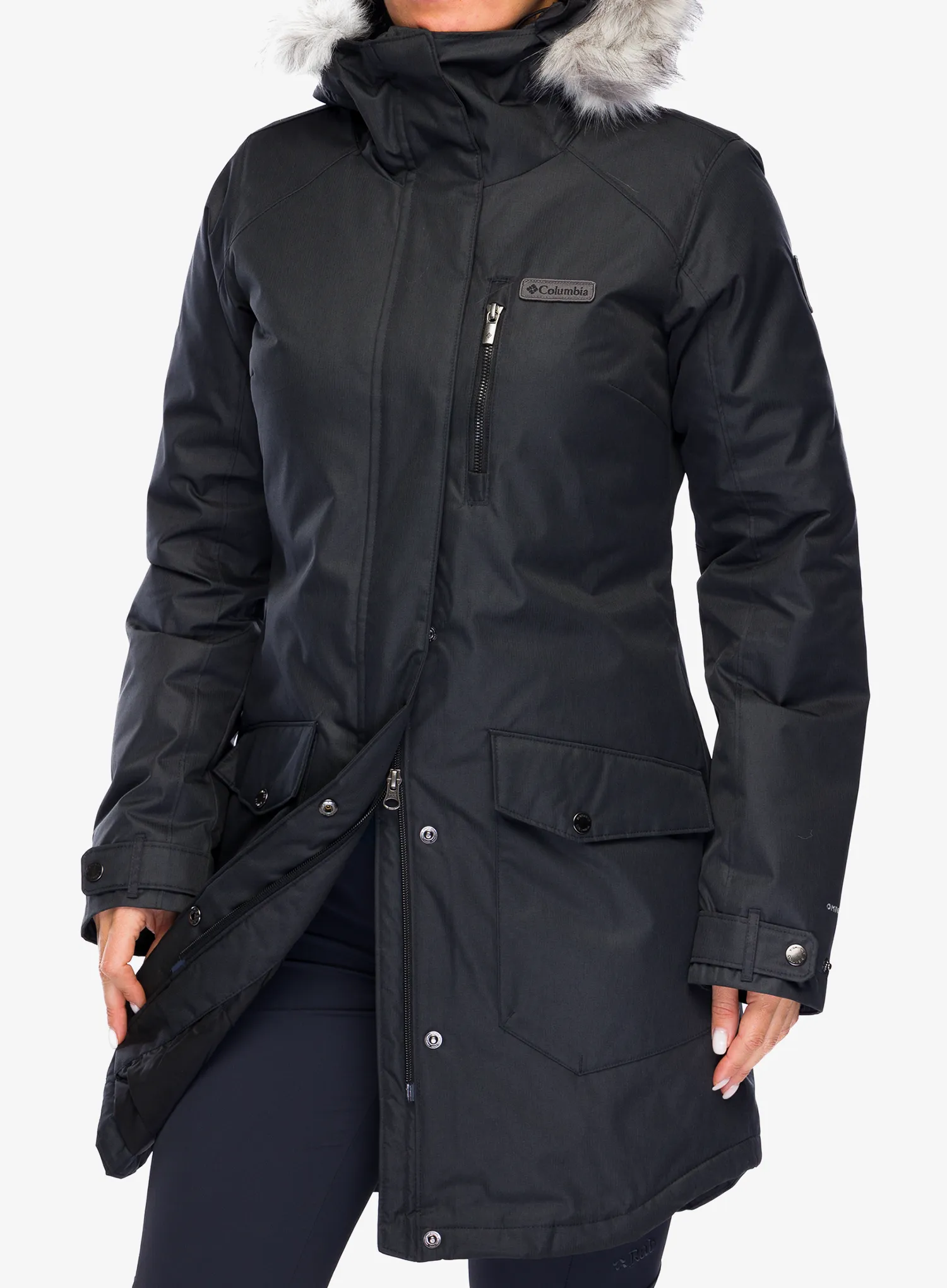 Dámský kabát Columbia Suttle Mountain Long Insulated Jacket - black