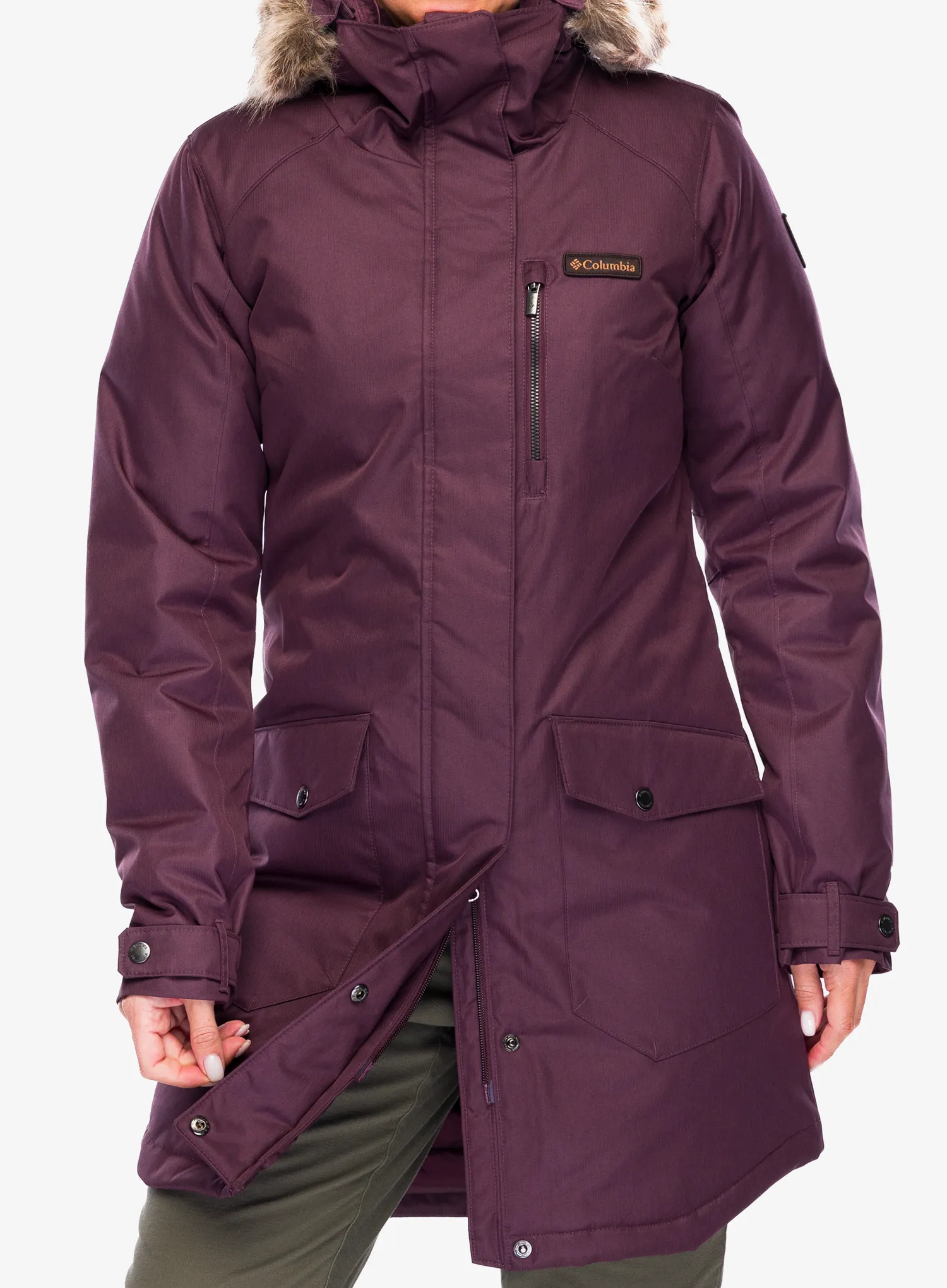Dámský kabát Columbia Suttle Mountain Long Insulated Jacket - moonvista