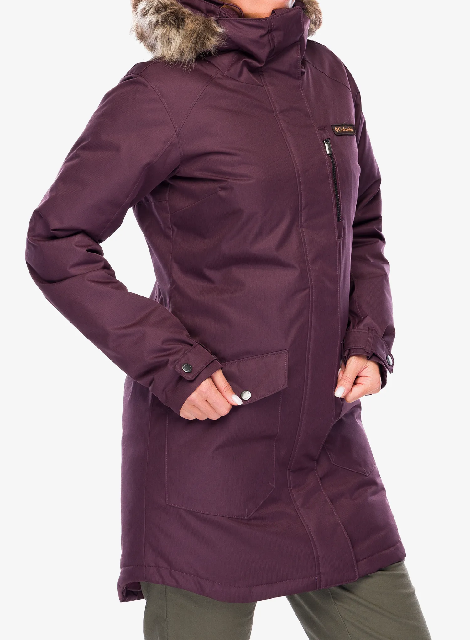 Dámský kabát Columbia Suttle Mountain Long Insulated Jacket - moonvista