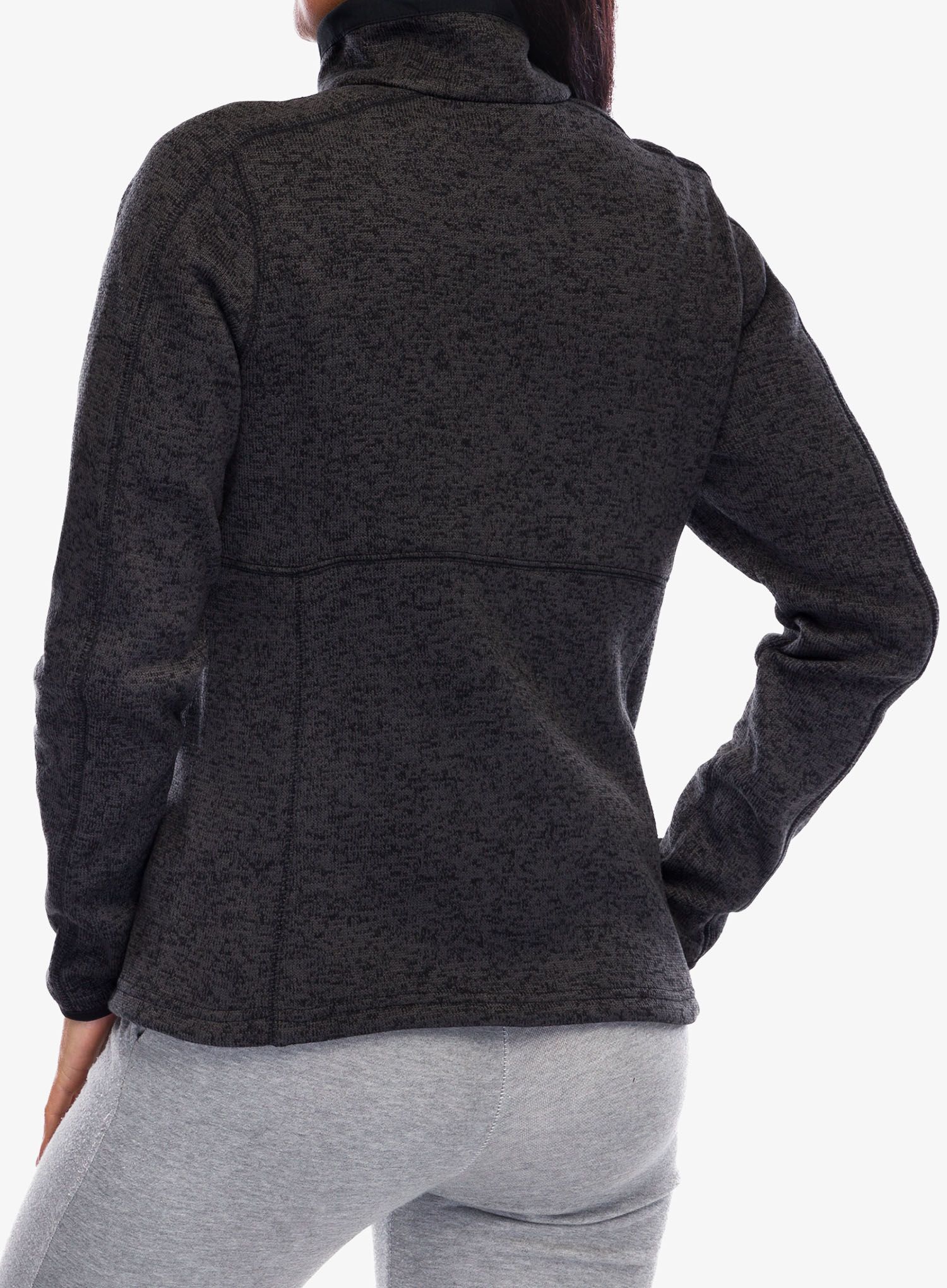 Fleece mikina dámská Columbia Sweater Weather Full Zip II - black heather