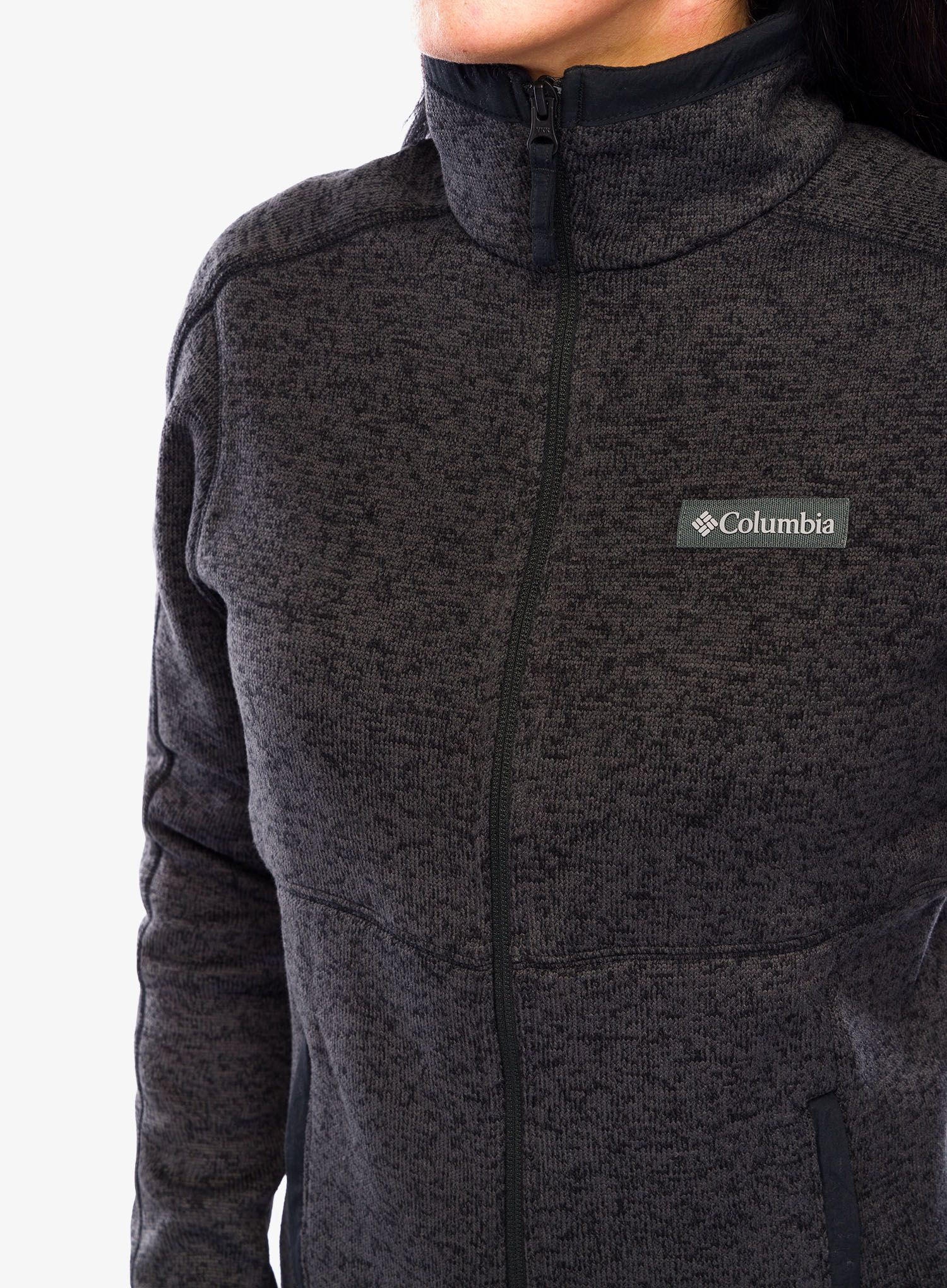 Fleece mikina dámská Columbia Sweater Weather Full Zip II - black heather