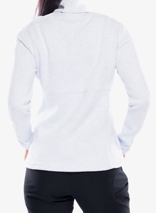 Fleece mikina dámská Columbia Sweater Weather Full Zip II - snowdrift/blue hint heather
