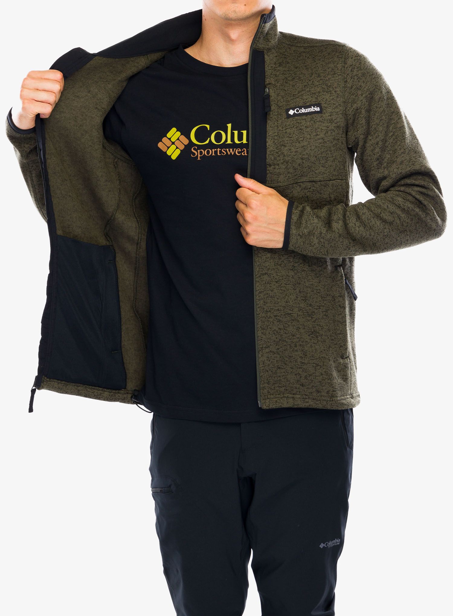 Rozepínací mikina Columbia Sweater Weather Full Zip - greenscape heather