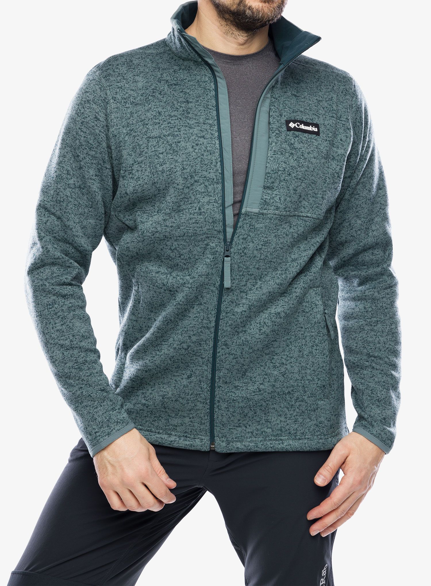Rozepínací mikina Columbia Sweater Weather Full Zip - night wave heater/metal