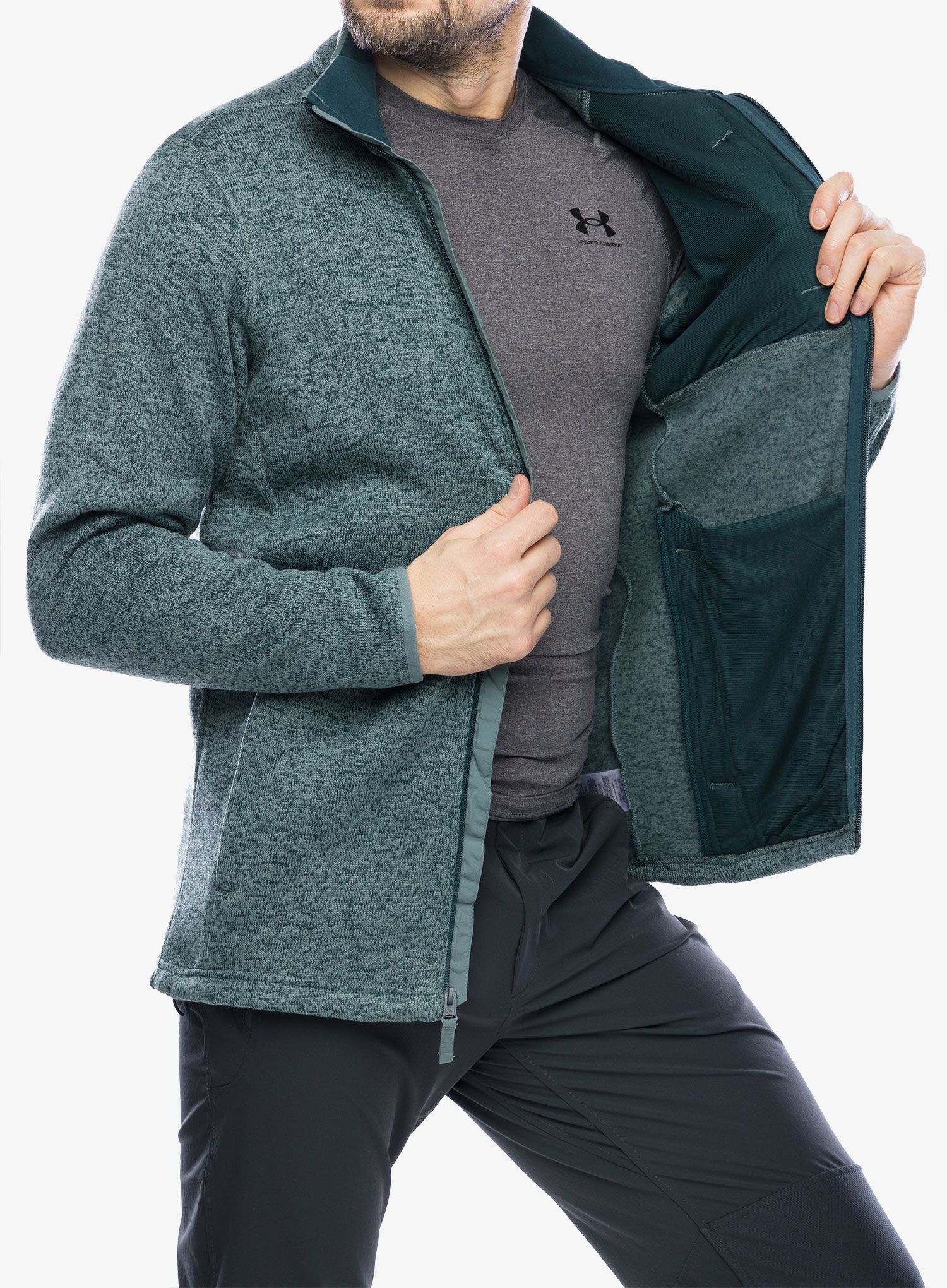 Rozepínací mikina Columbia Sweater Weather Full Zip - night wave heater/metal