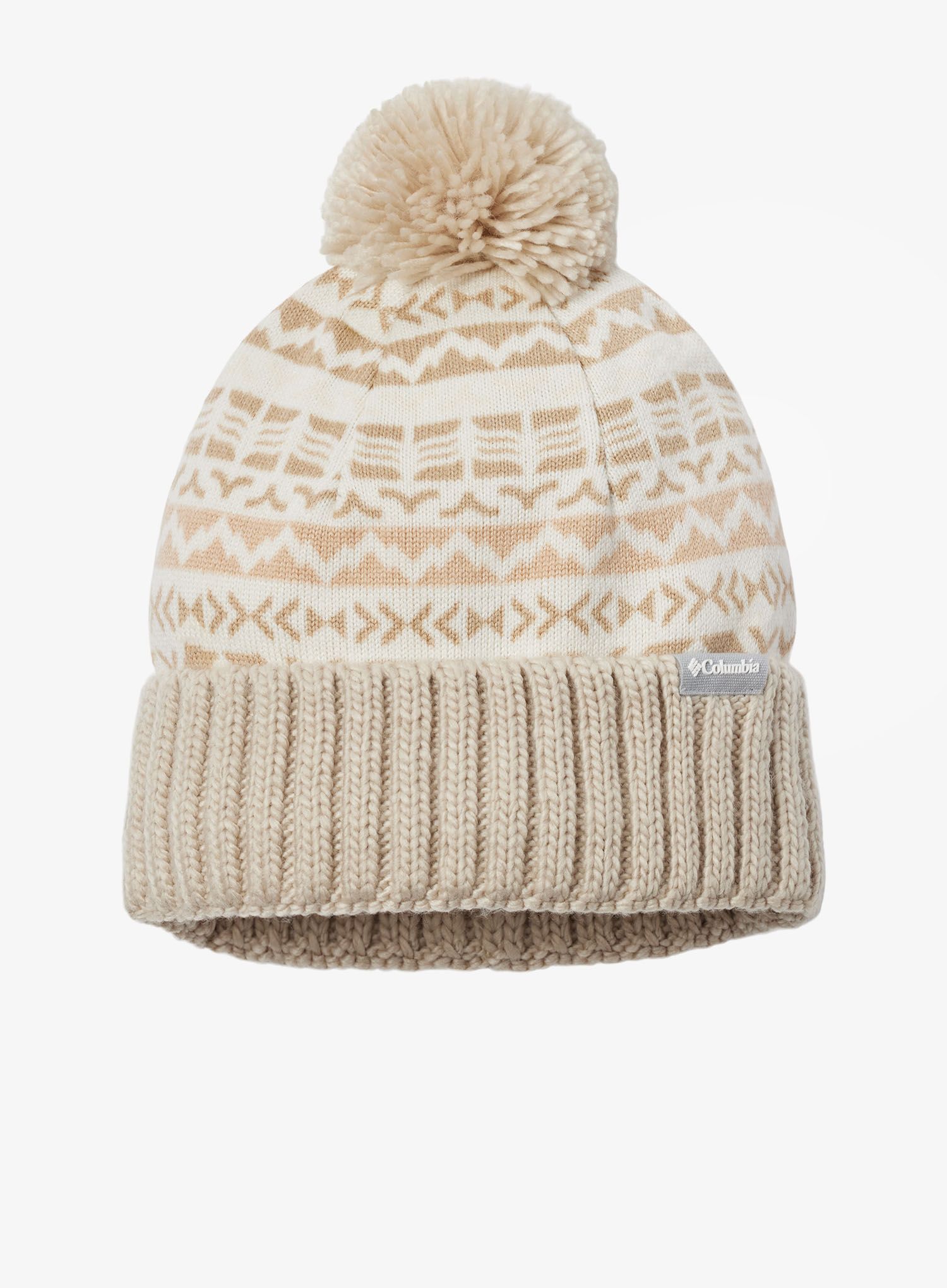 Zimní čepice Columbia Sweater Weather Pom Beanie - chalk madras