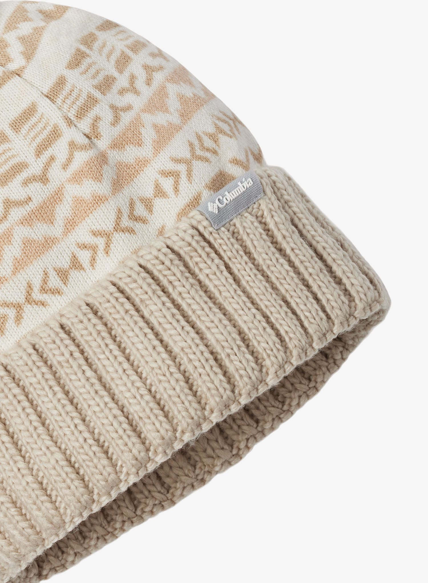 Zimní čepice Columbia Sweater Weather Pom Beanie - chalk madras