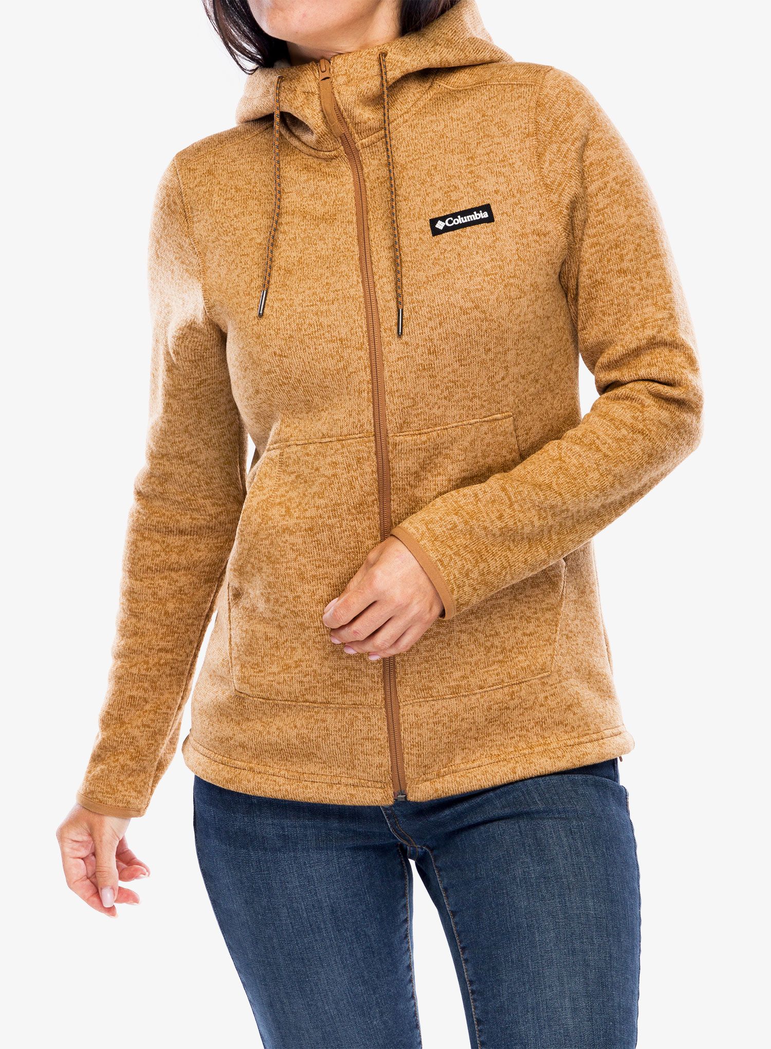 Dámská mikina Columbia Sweater Weather Sherpa Full Zip II - camel brown heather