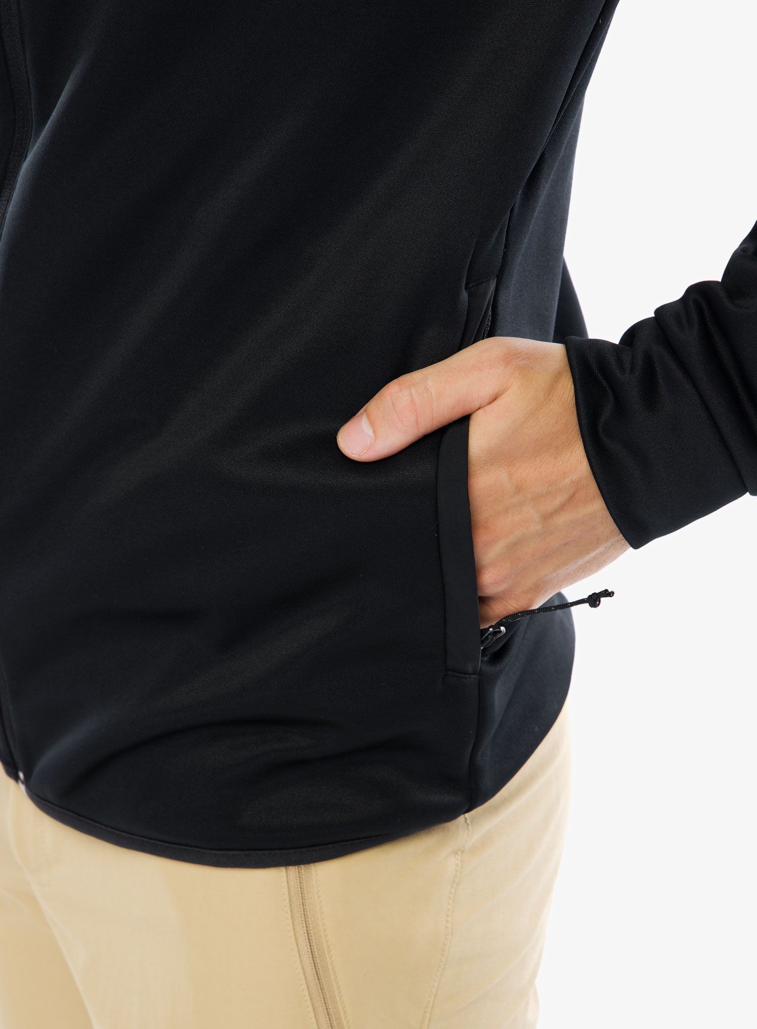 Mikina s kapucí Columbia Tech Fleece Full Zip Hoodie - black