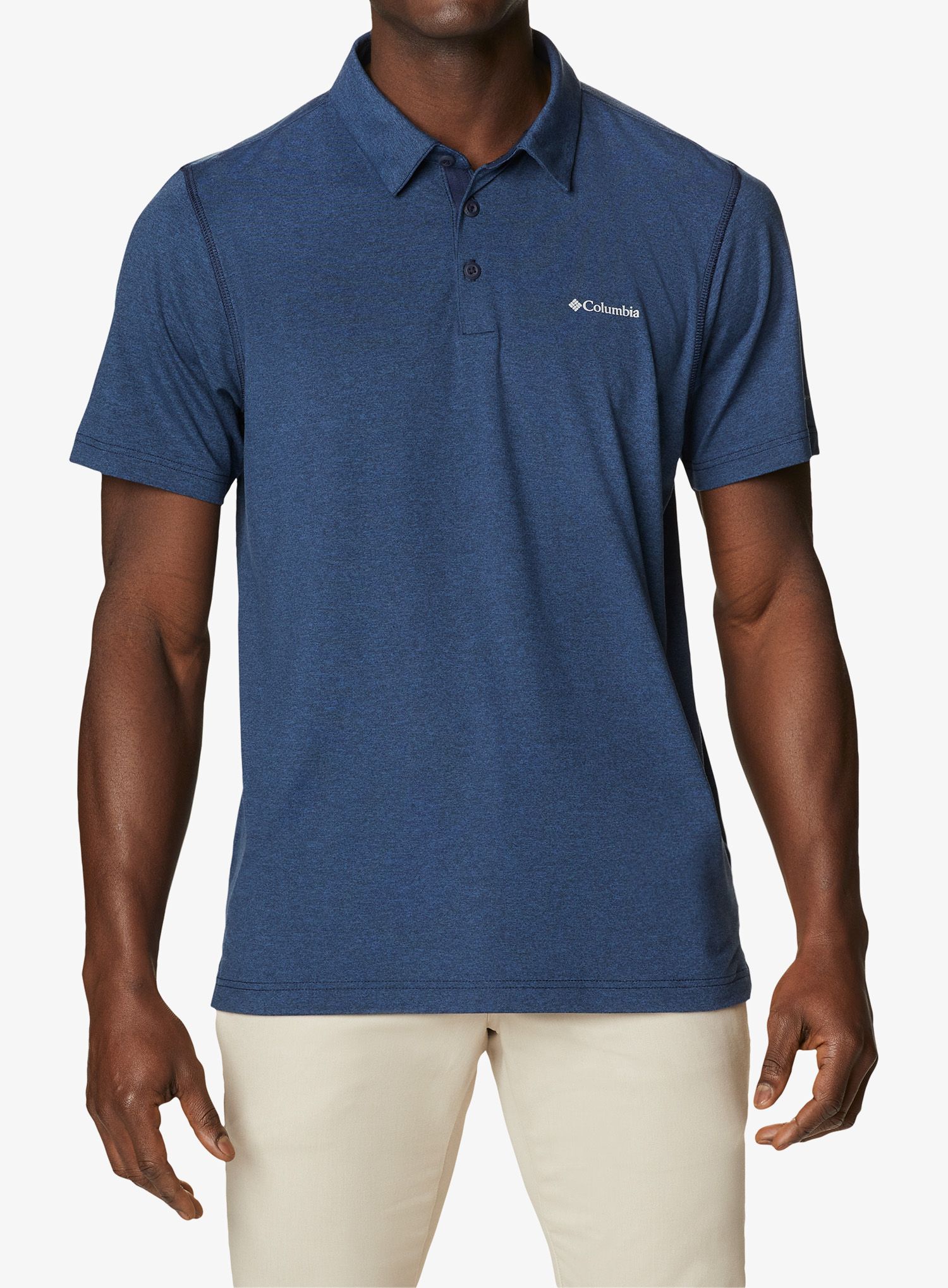Polokošile Columbia Tech Trail Polo - collegiate navy heather