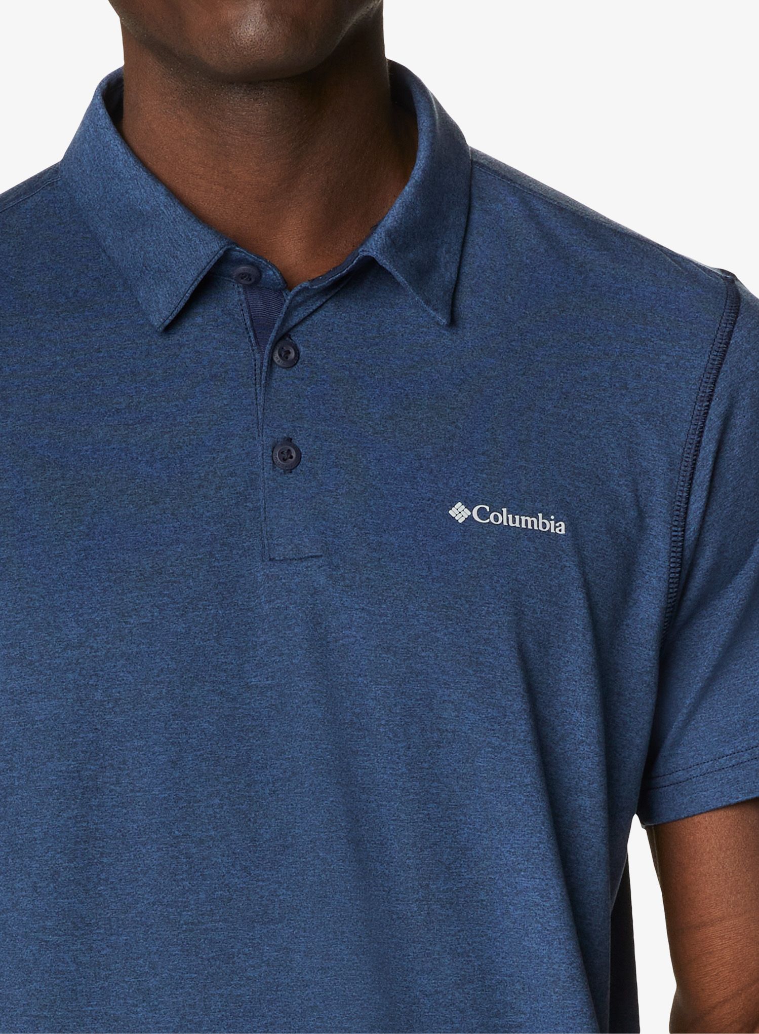 Polokošile Columbia Tech Trail Polo - collegiate navy heather