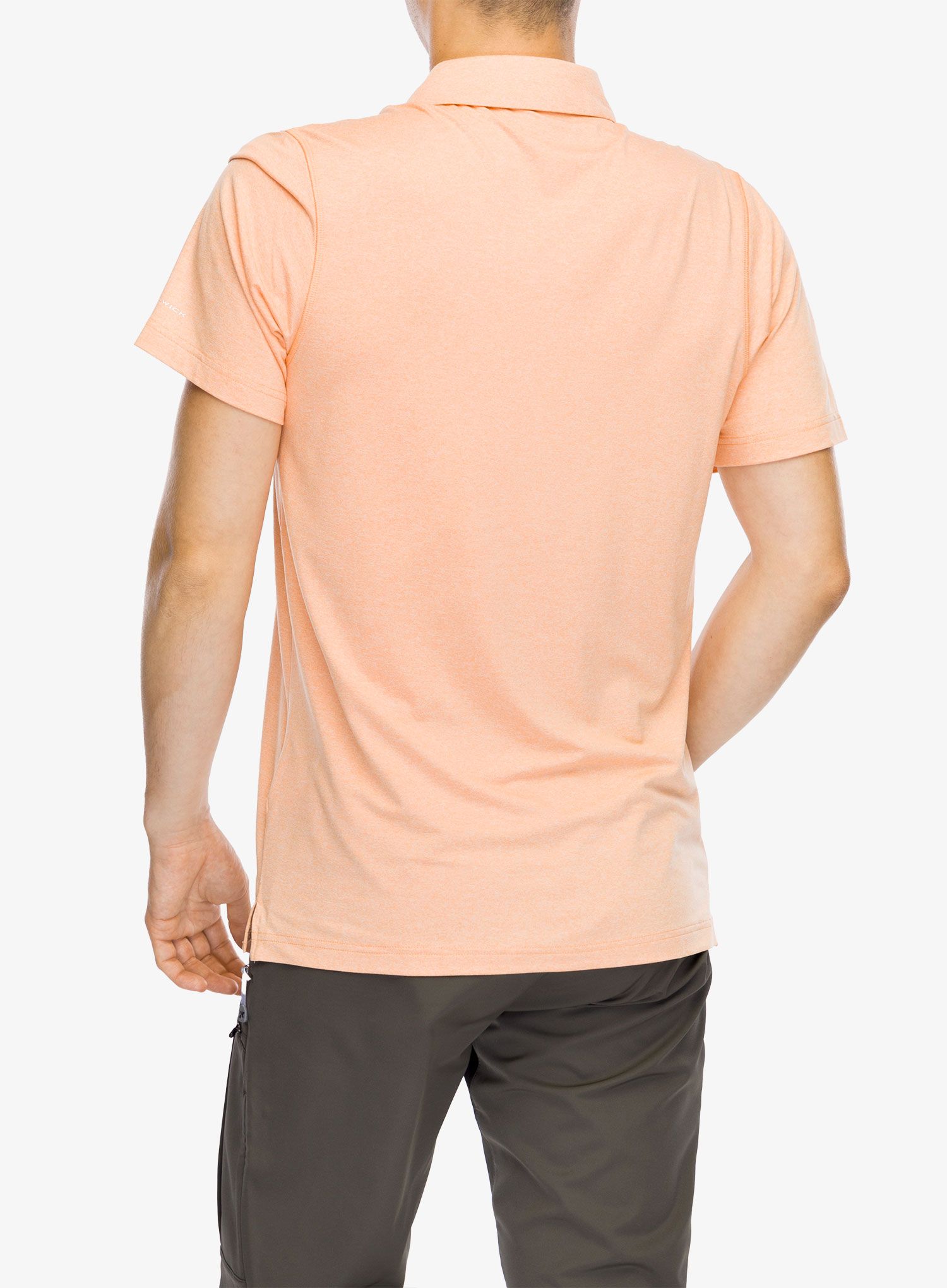 Polokošile Columbia Tech Trail Polo - apricot fizz heather