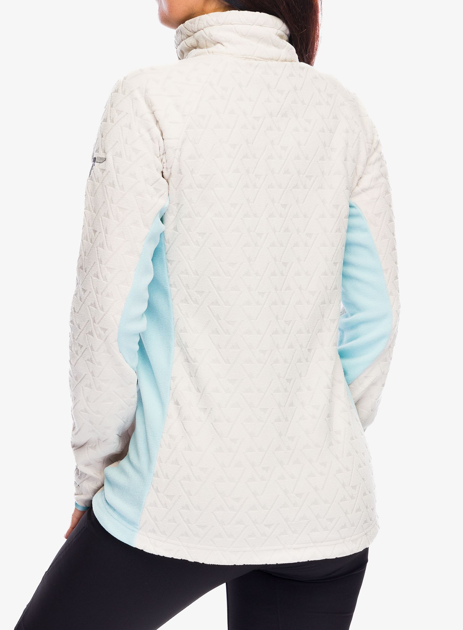 Dámská mikina na zip Columbia Titan Pass 3.0 Full Zip Fleece - dark stone/aqua haze