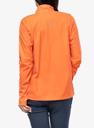 Větrovka dámská Columbia Titan Pass Lightweight 1/2 Zip - sunset orange
