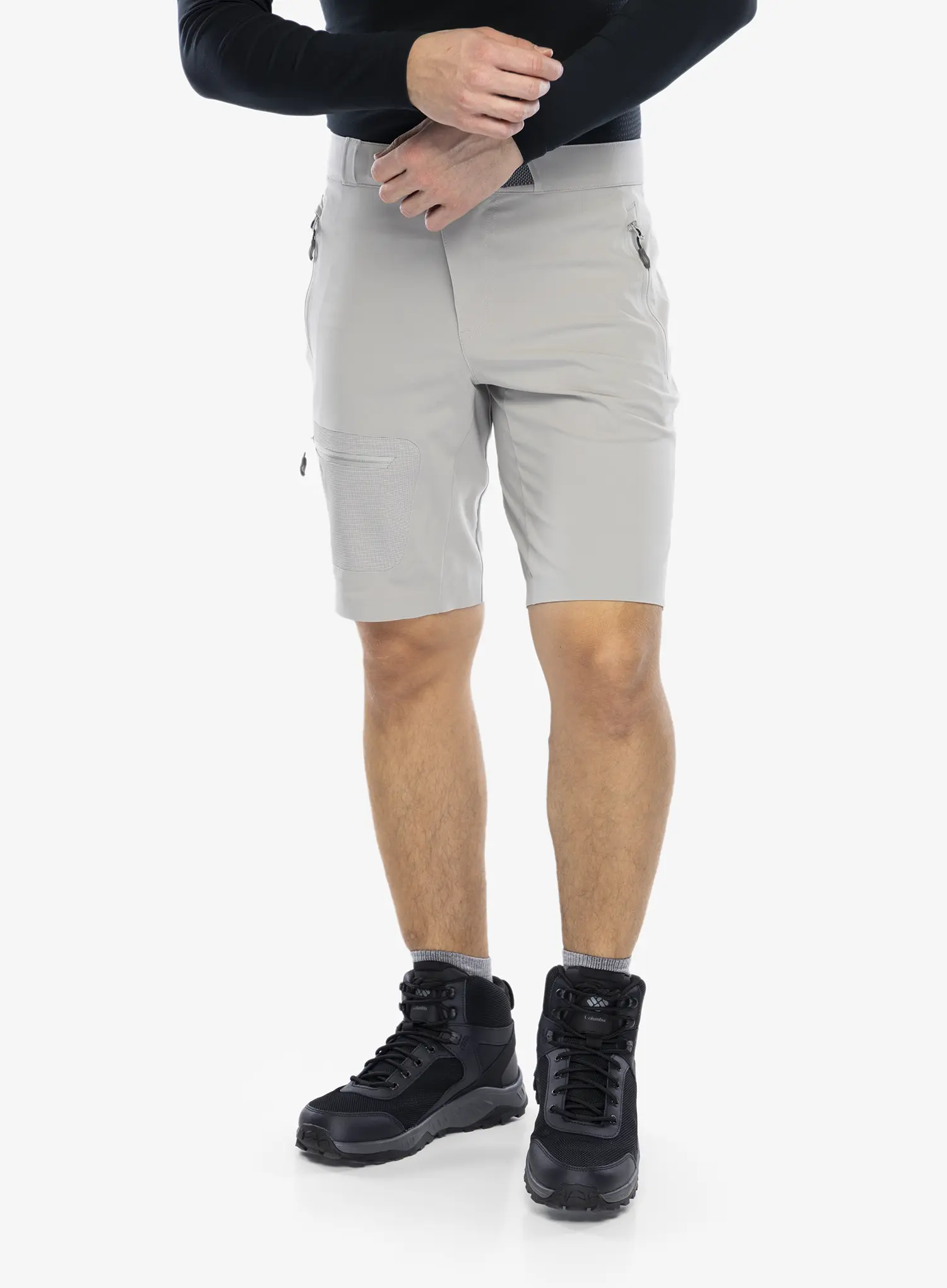Outdoorové kraťasy Columbia Titan Pass Short - flint grey