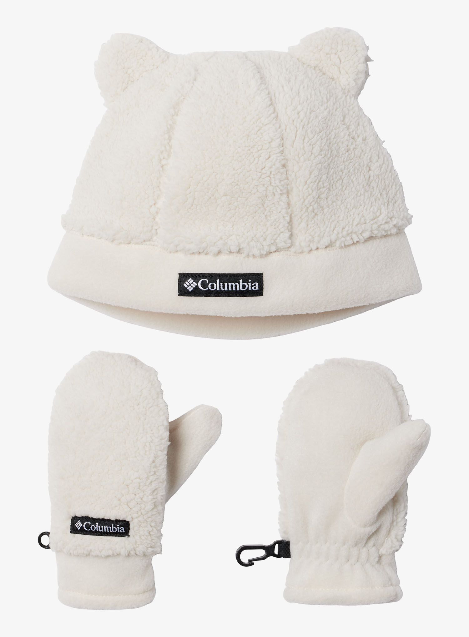 Dětská souprava Columbia Toddler Rugged Ridge Beanie and Mitten - chalk