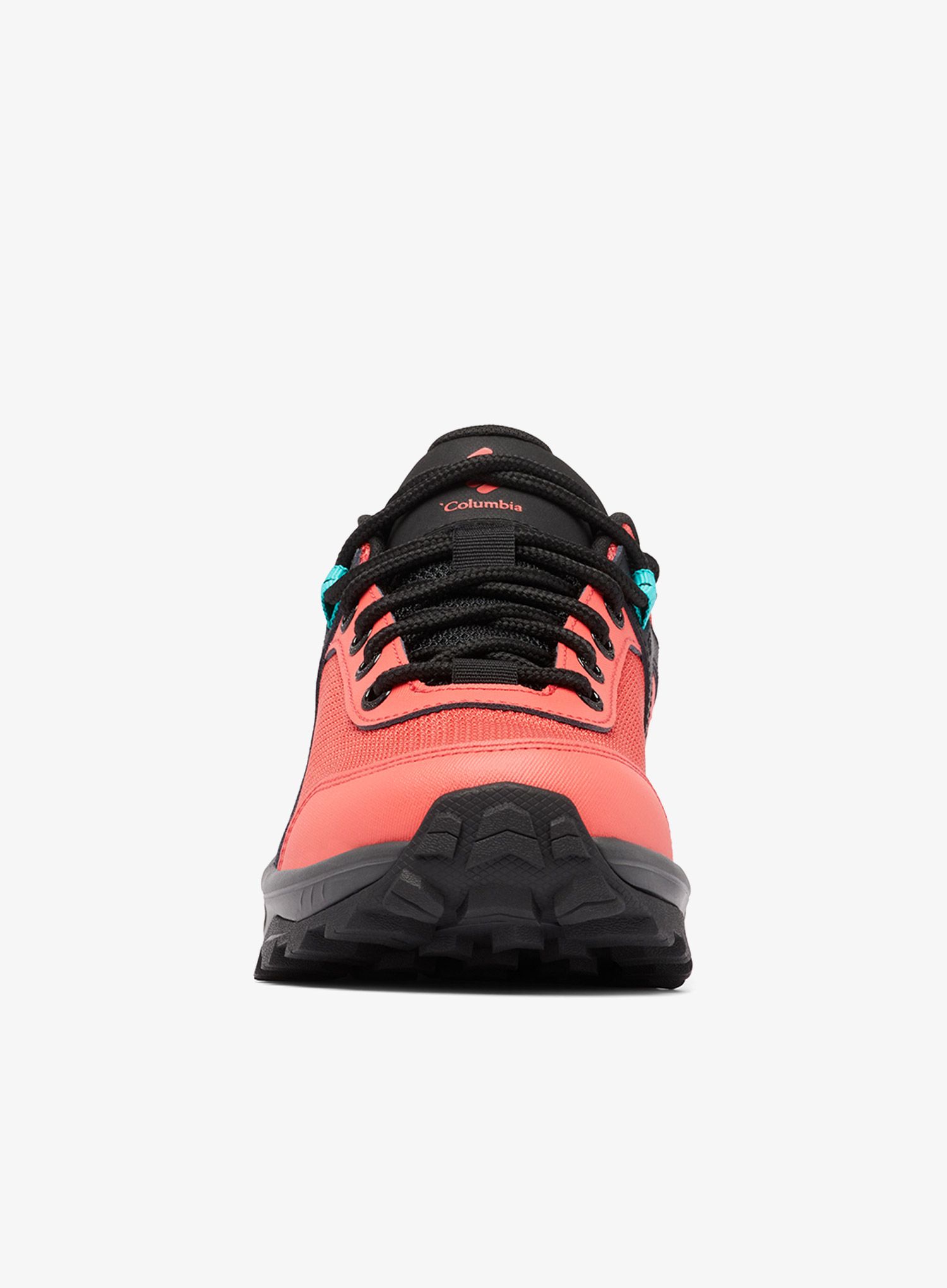 Turistické boty dámské Columbia Trailstorm Ascend WP - red coral/bright aqua