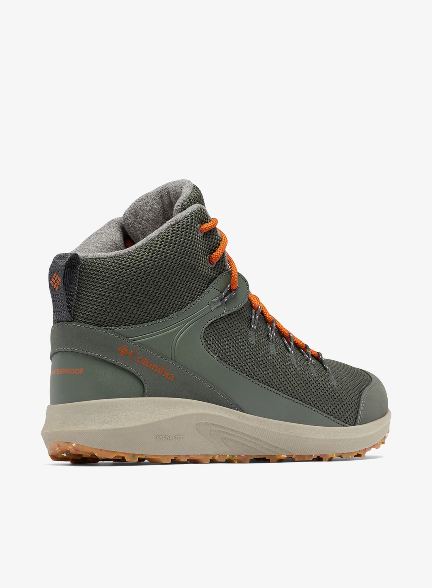 Vysoké turistické boty Columbia Trailstorm Mid WP Omni-Heat - gravel/warm copper