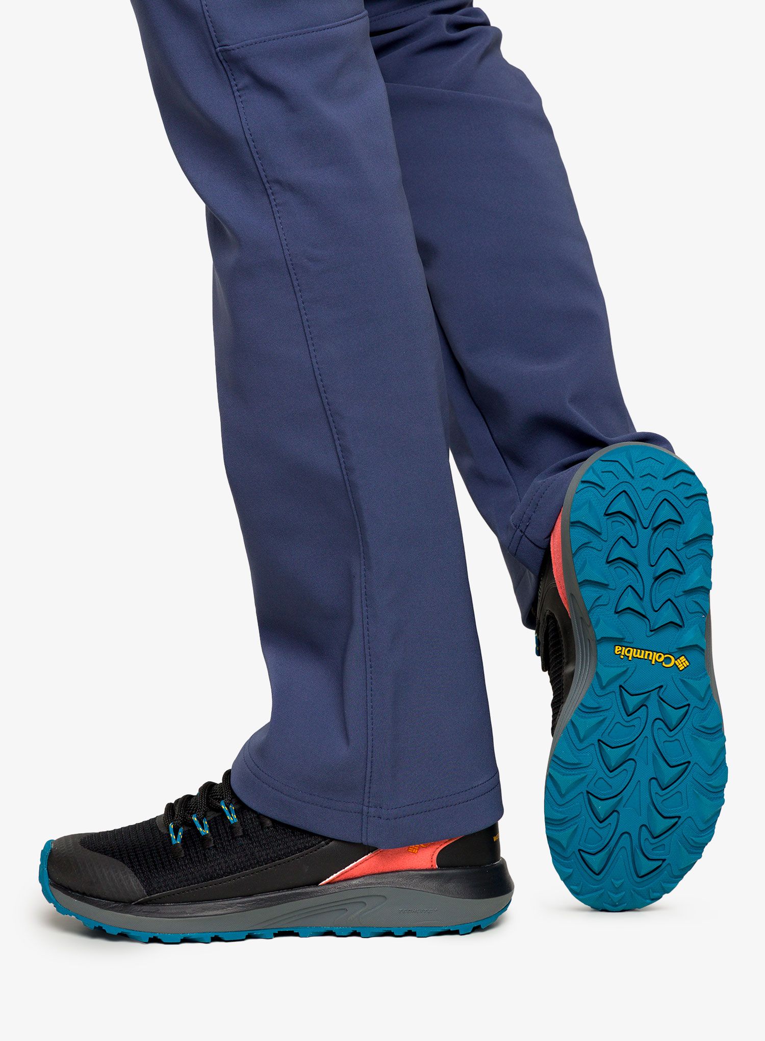 Turistické boty Columbia Trailstorm Waterproof - black/marigold