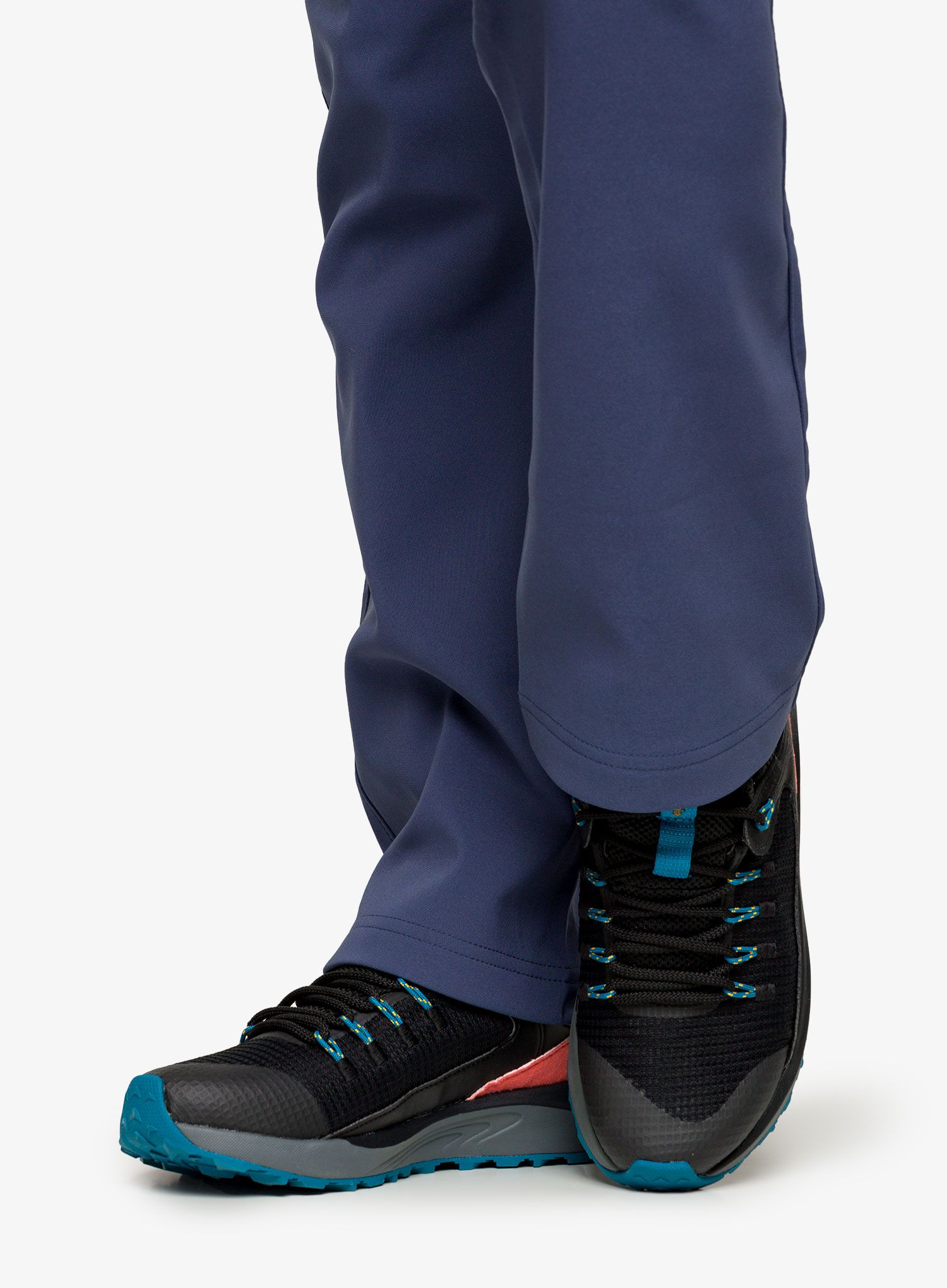 Turistické boty Columbia Trailstorm Waterproof - black/marigold