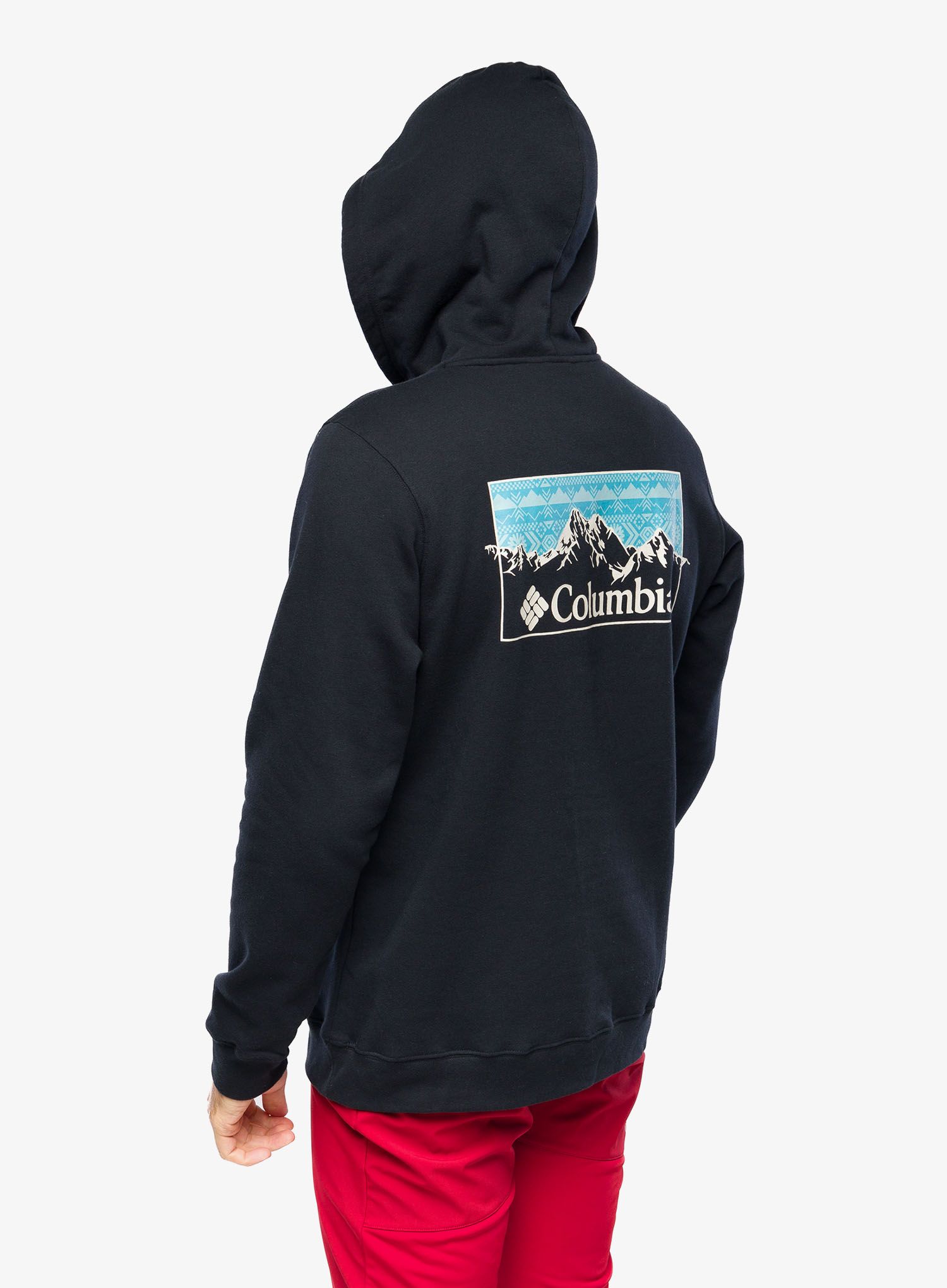 Mikina s kapucí Columbia Trek Graphic Hoodie - black/checkered range