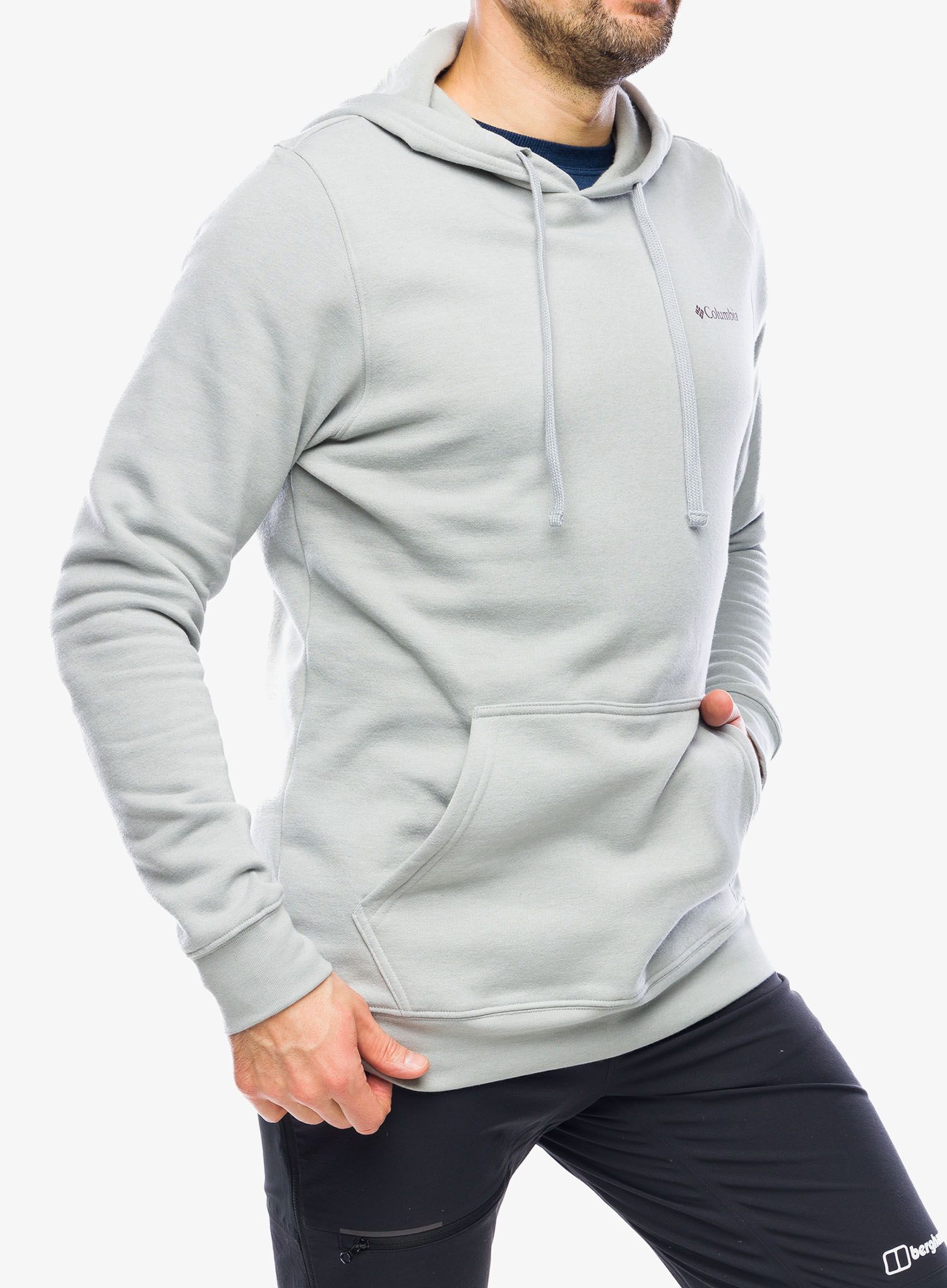 Mikina s kapucí Columbia Trek Graphic Hoodie - grey heather/checkered range