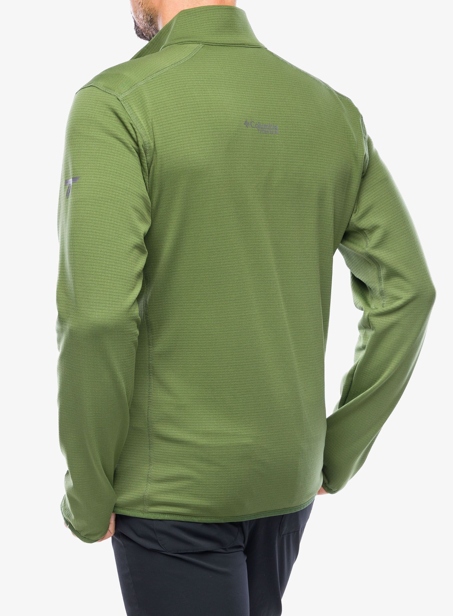 Rozepínací mikina Columbia Triple Canyon Grid Fleece Full Zip - canteen/sage leaf