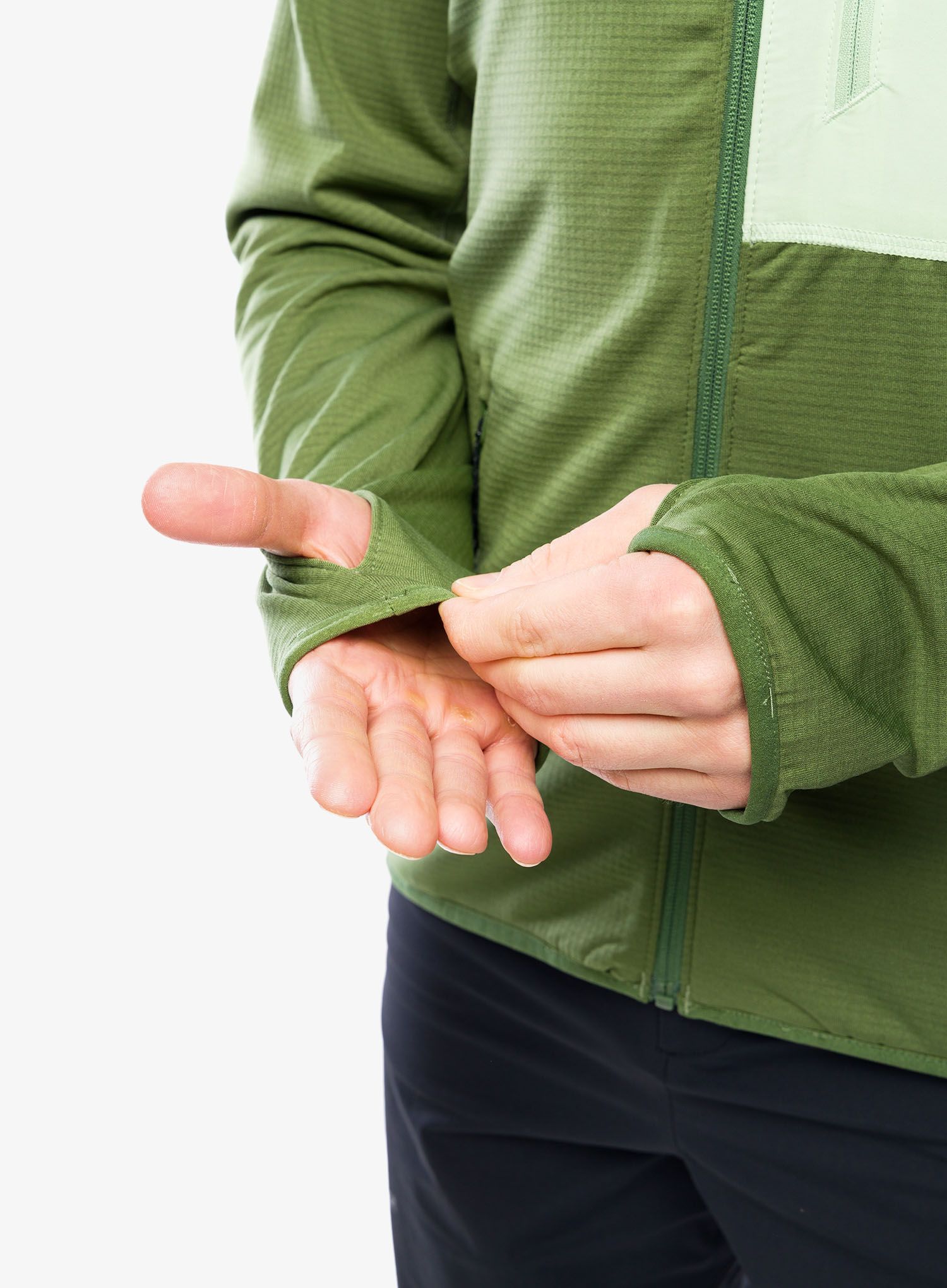 Rozepínací mikina Columbia Triple Canyon Grid Fleece Full Zip - canteen/sage leaf