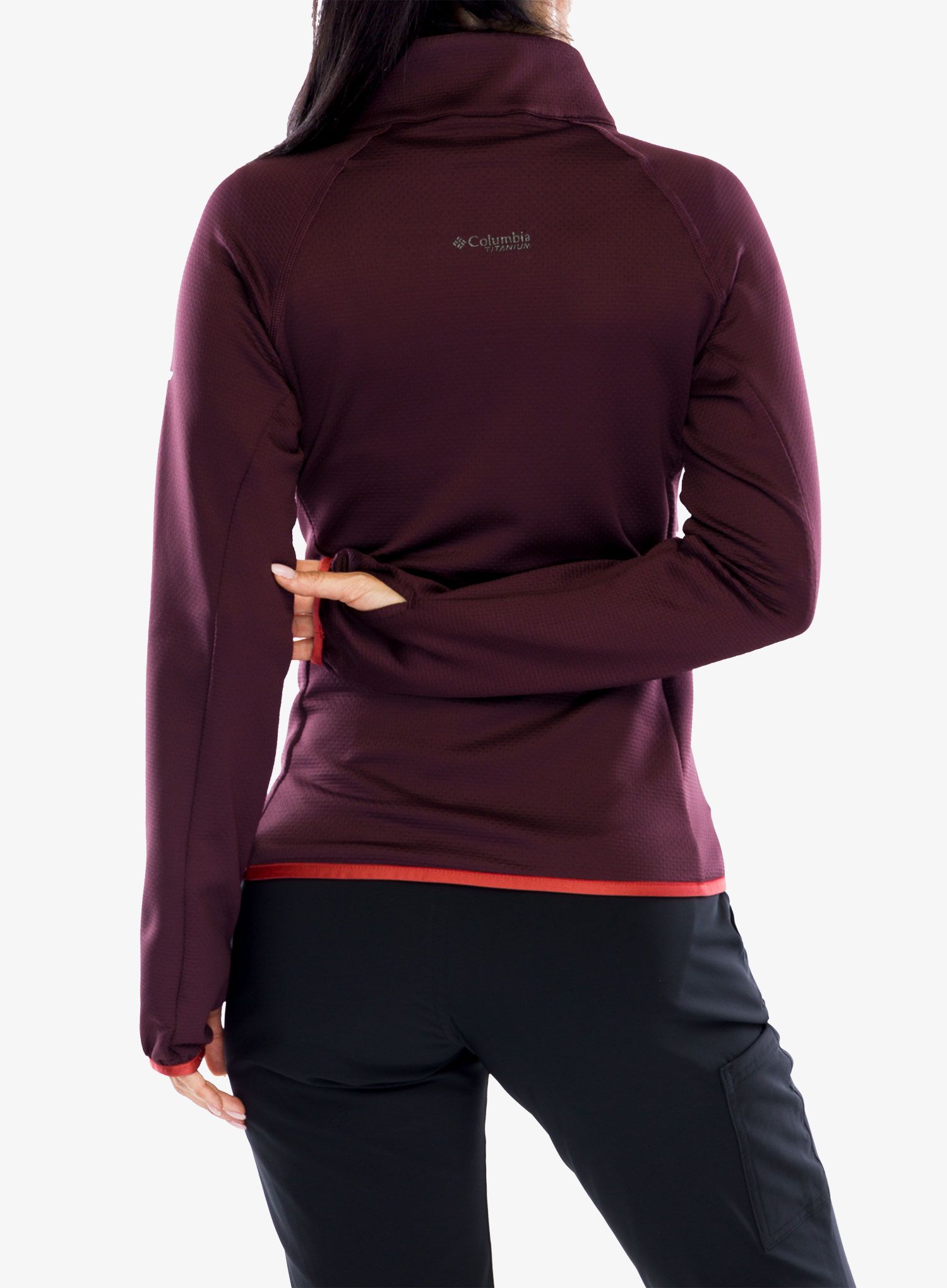 Fleece mikina dámská Columbia Triple Canyon Grid Fleece Full Zip - moonvista/daredevil