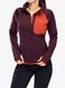 Fleece mikina dámská Columbia Triple Canyon Grid Fleece Full Zip - moonvista/daredevil