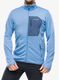 Mikina bez kapuce Columbia Triple Canyon Grid Fleece Full Zip - skyler/dark mountain