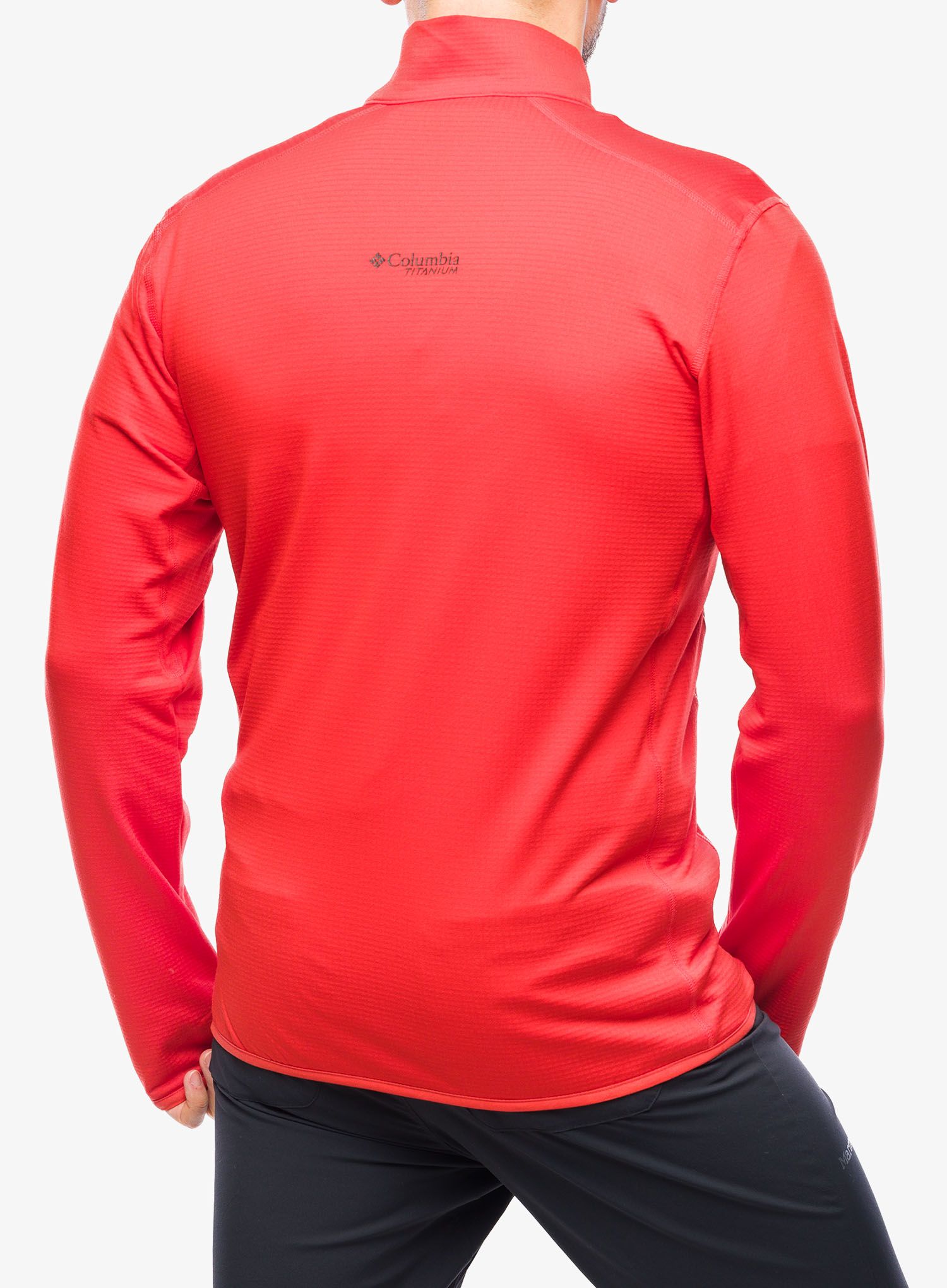 Fleece mikina Columbia Triple Canyon Grid Fleece Full Zip - spicy/spice