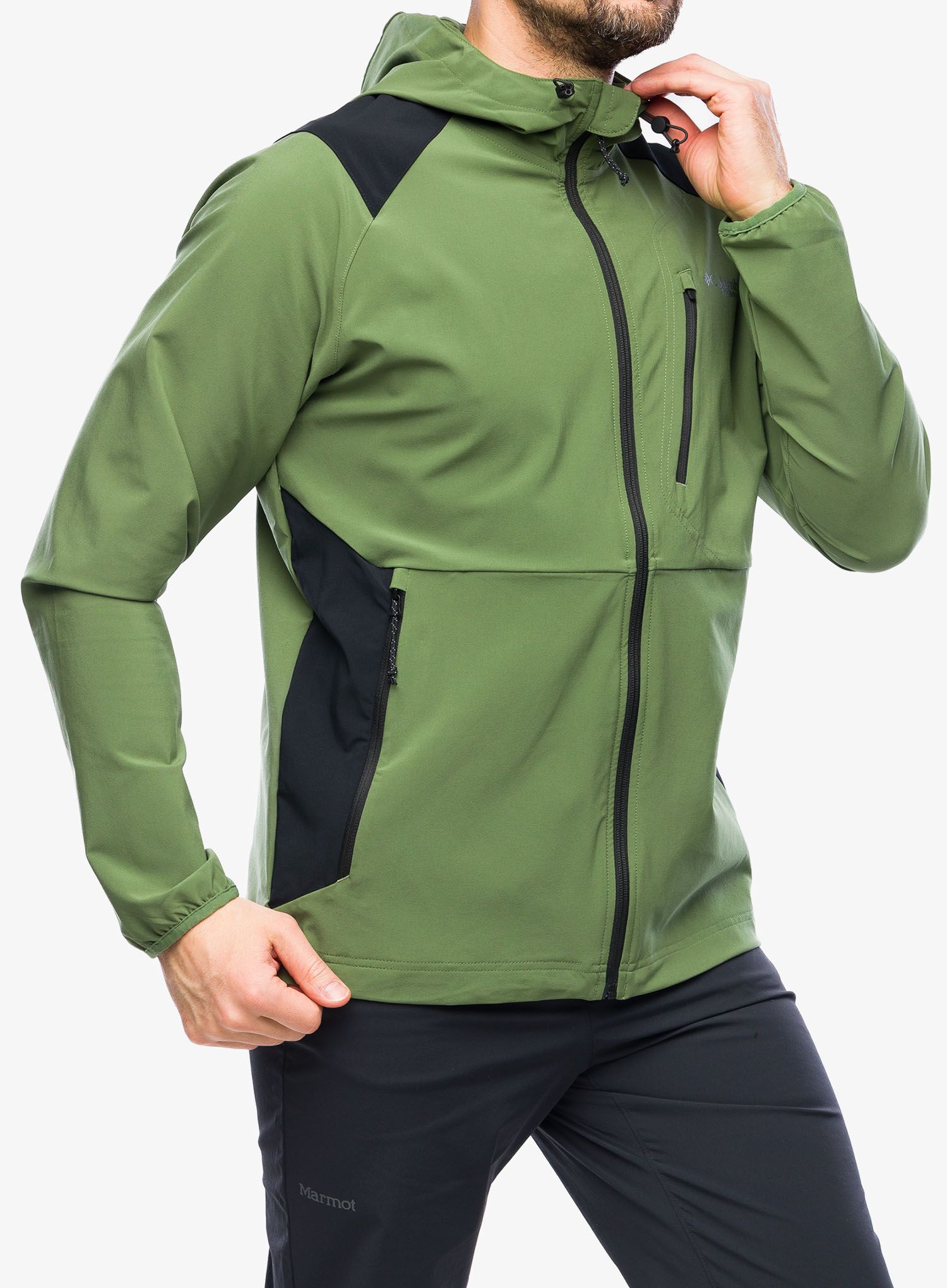 Softshellová bunda Columbia Triple Canyon Hooded Jacket - canteen
