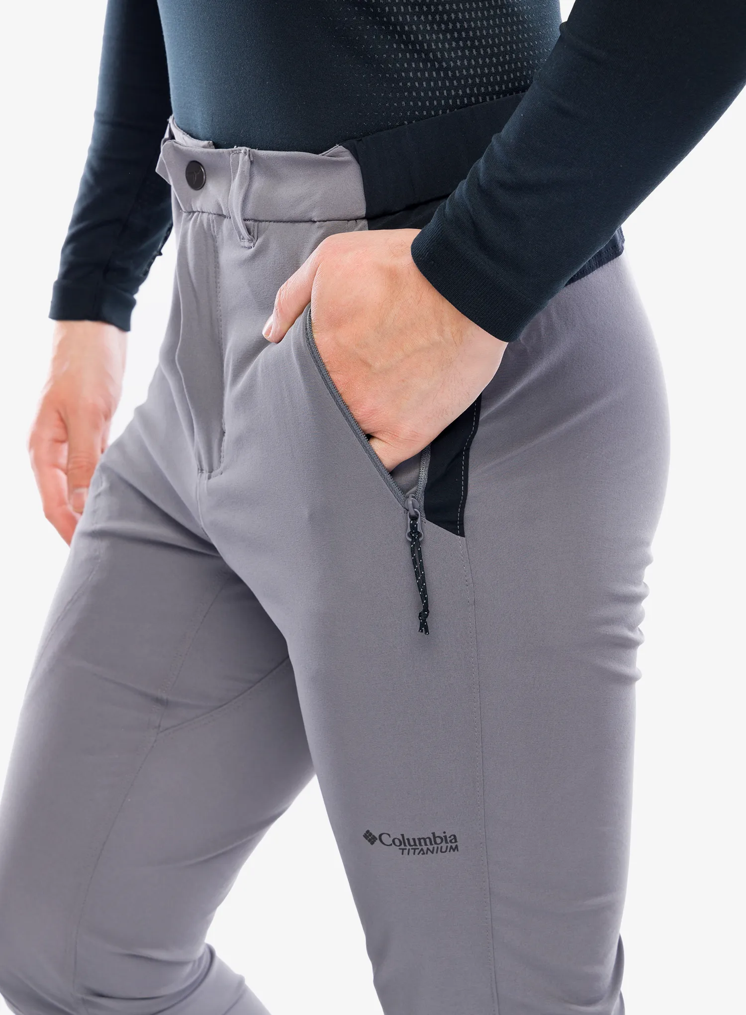 Turistické kalhoty Columbia Triple Canyon Pant II - city grey