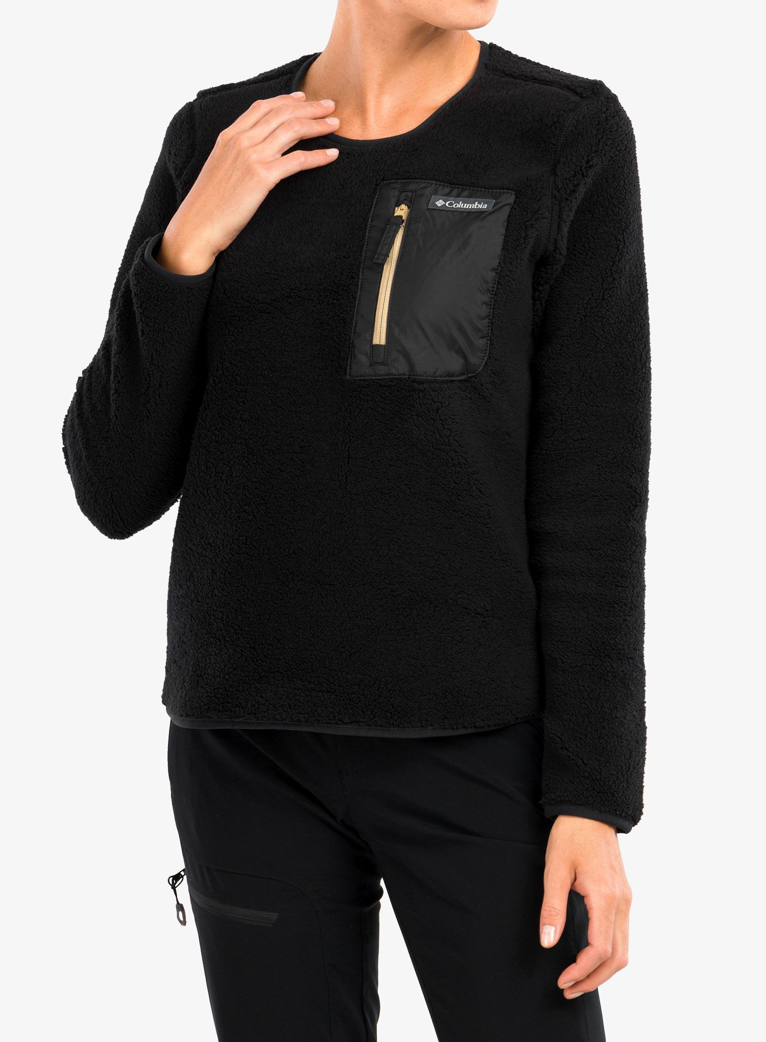 Dámská mikina Columbia West Bend Crew - black