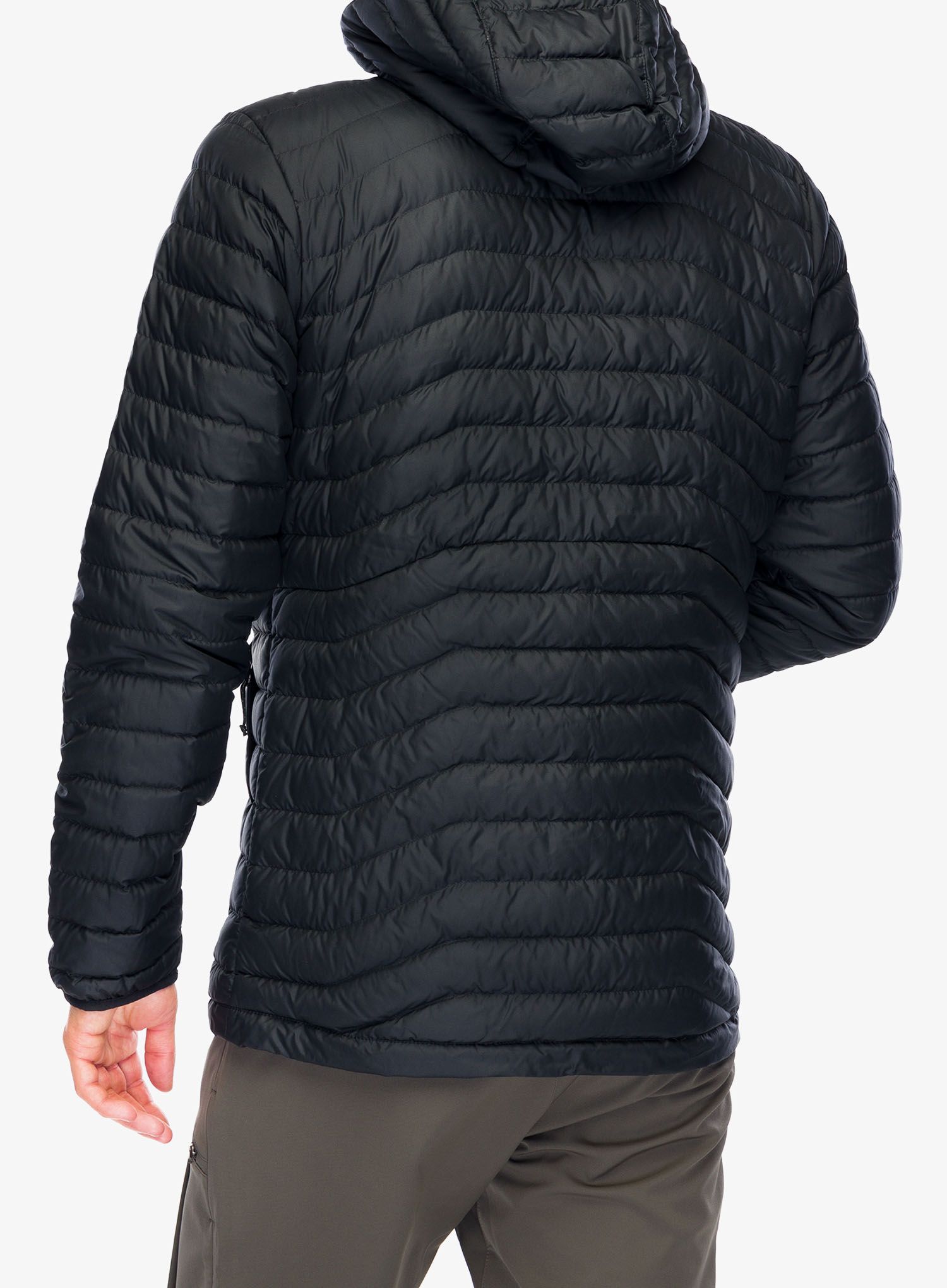 Péřová bunda Columbia Westridge Down Hooded Jacket - black