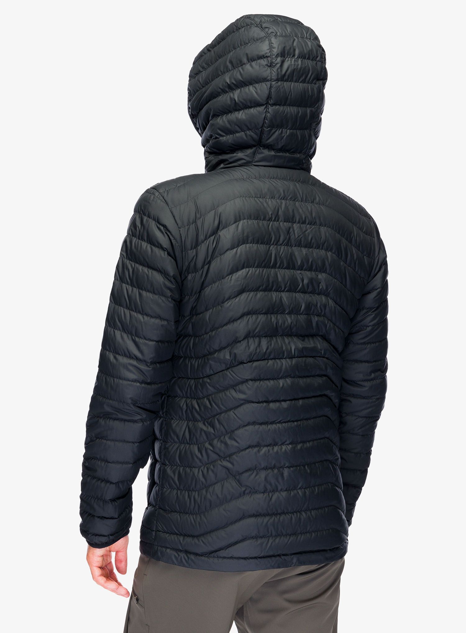Péřová bunda Columbia Westridge Down Hooded Jacket - black