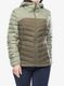 Dámská péřová bunda Columbia Westridge Hooded Down Jacket - safari/stone green