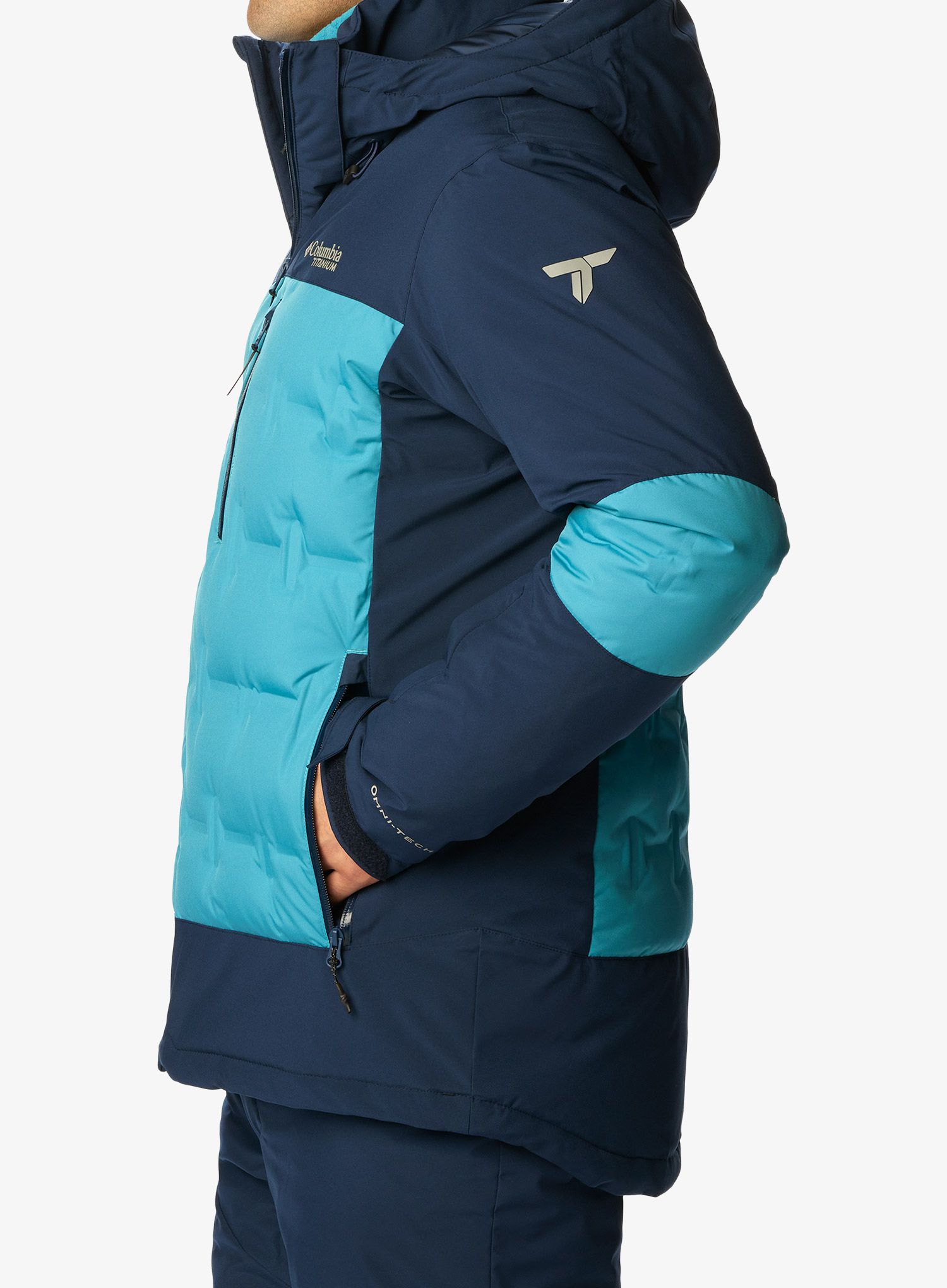 Bunda na lyže Columbia Wild Card III Down Jacket - shasta/collegiate navy