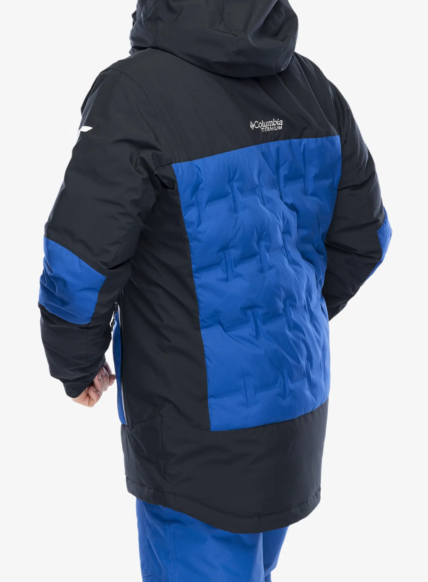 Lyžařská bunda Columbia Wild Card IV Down Jacket - mountain blue/black