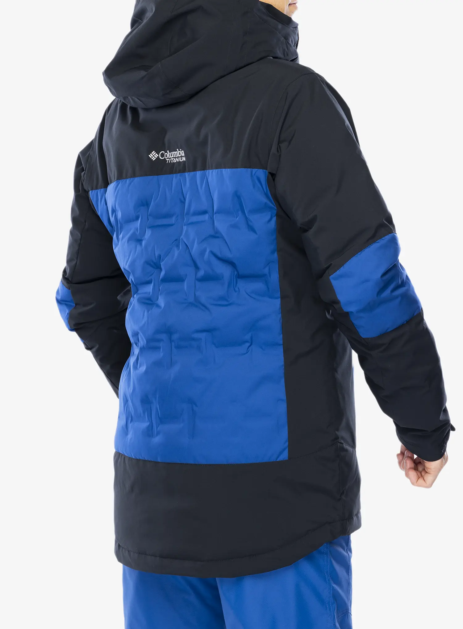 Lyžařská bunda Columbia Wild Card IV Down Jacket - mountain blue/black