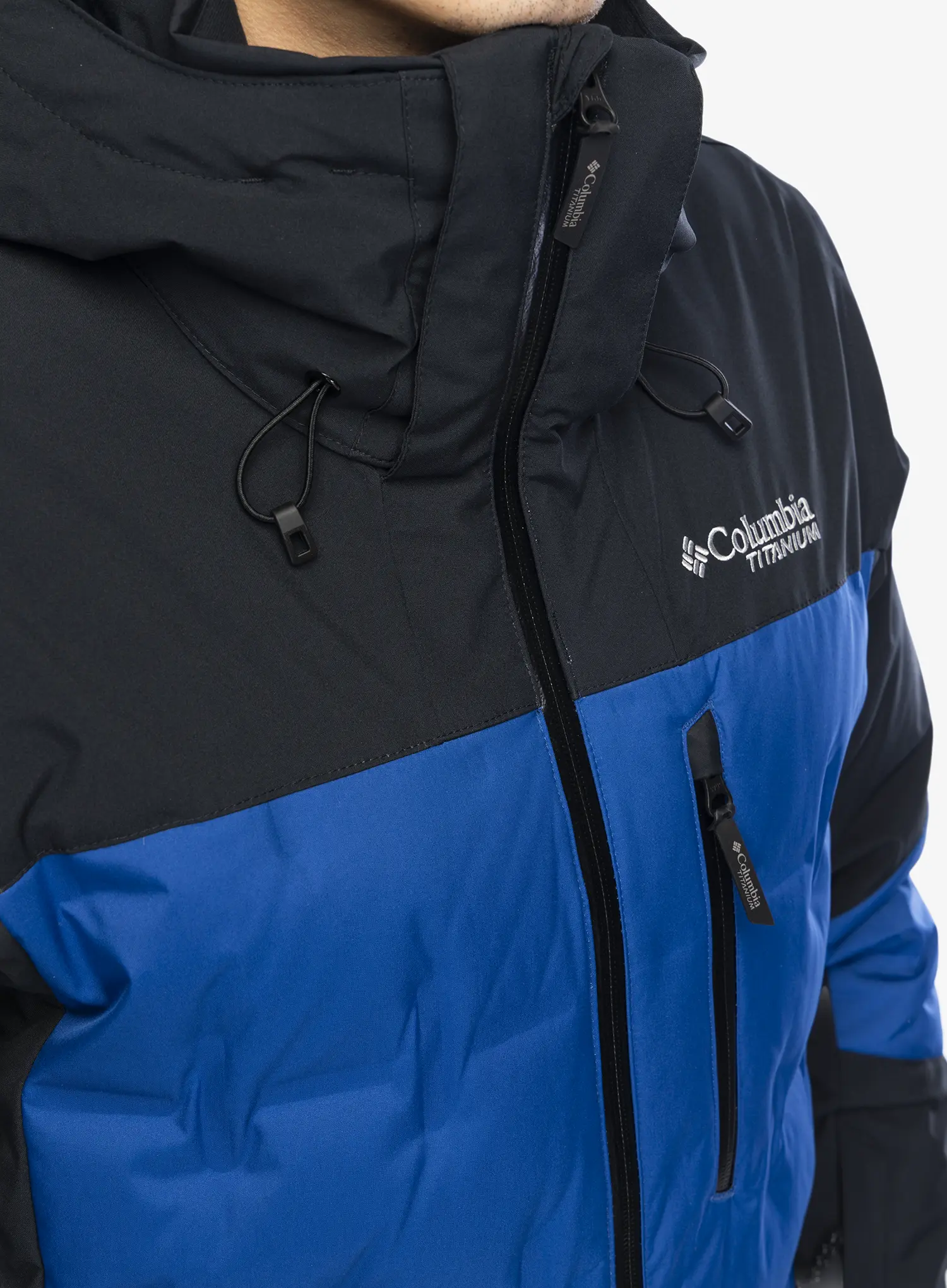 Lyžařská bunda Columbia Wild Card IV Down Jacket - mountain blue/black
