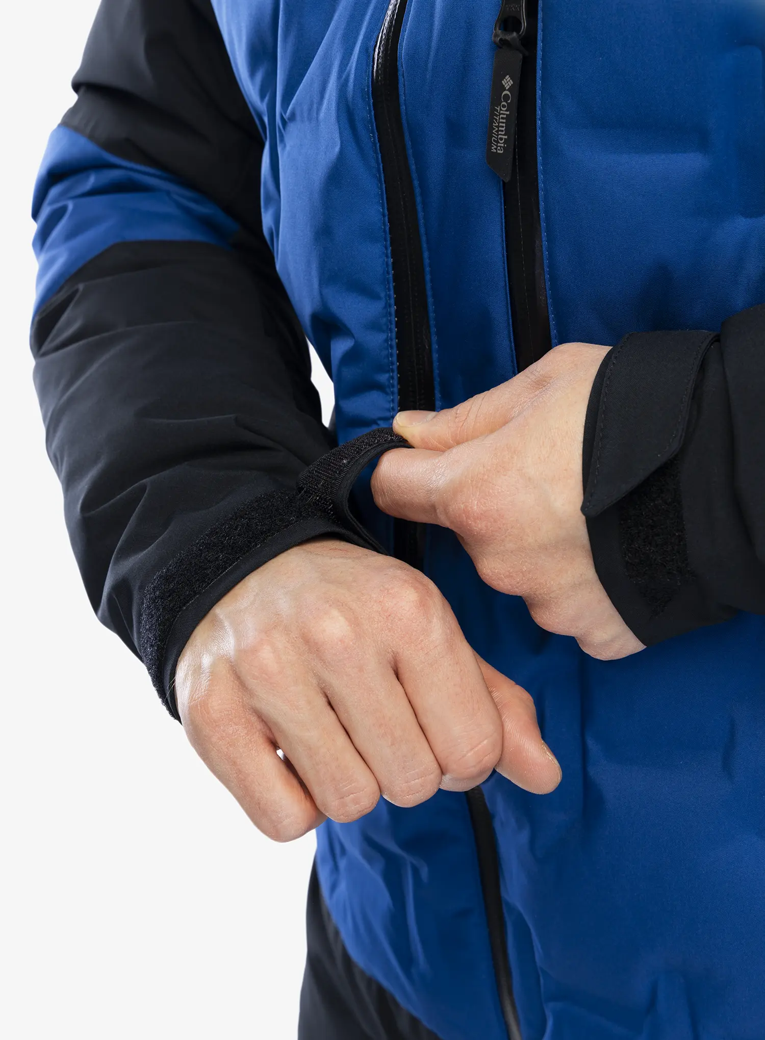 Lyžařská bunda Columbia Wild Card IV Down Jacket - mountain blue/black